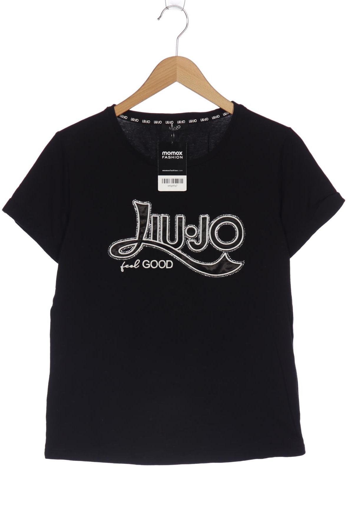 

LIU JO Damen T-Shirt, schwarz, Gr. 36