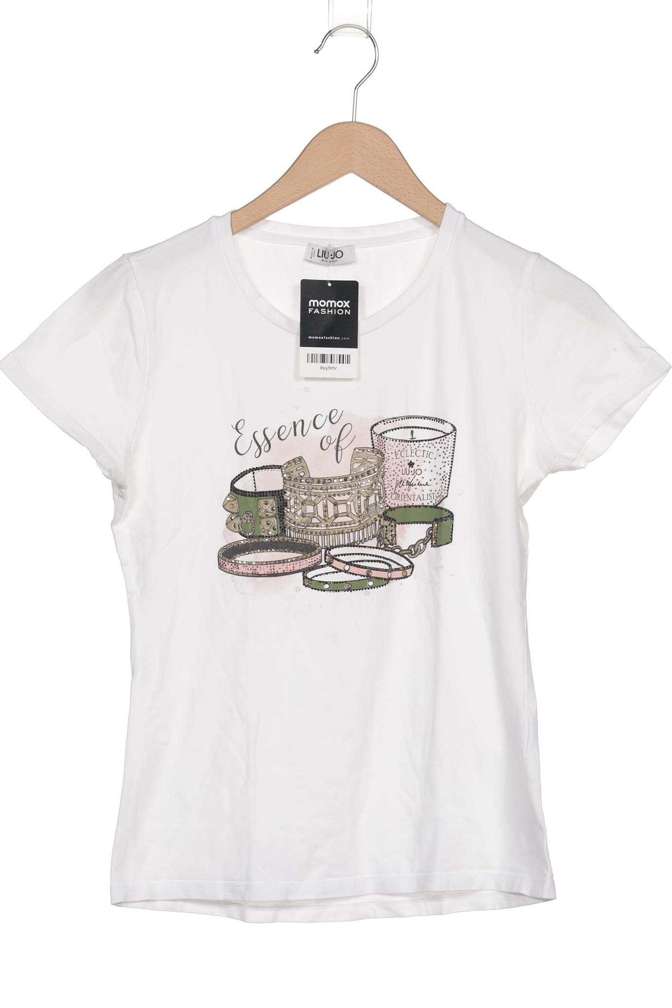 

LIU JO Damen T-Shirt, weiß, Gr. 38