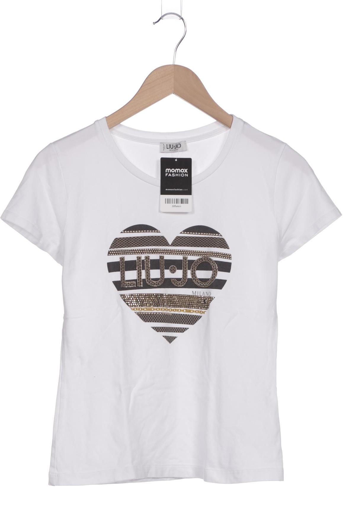

LIU JO Damen T-Shirt, weiß, Gr. 36