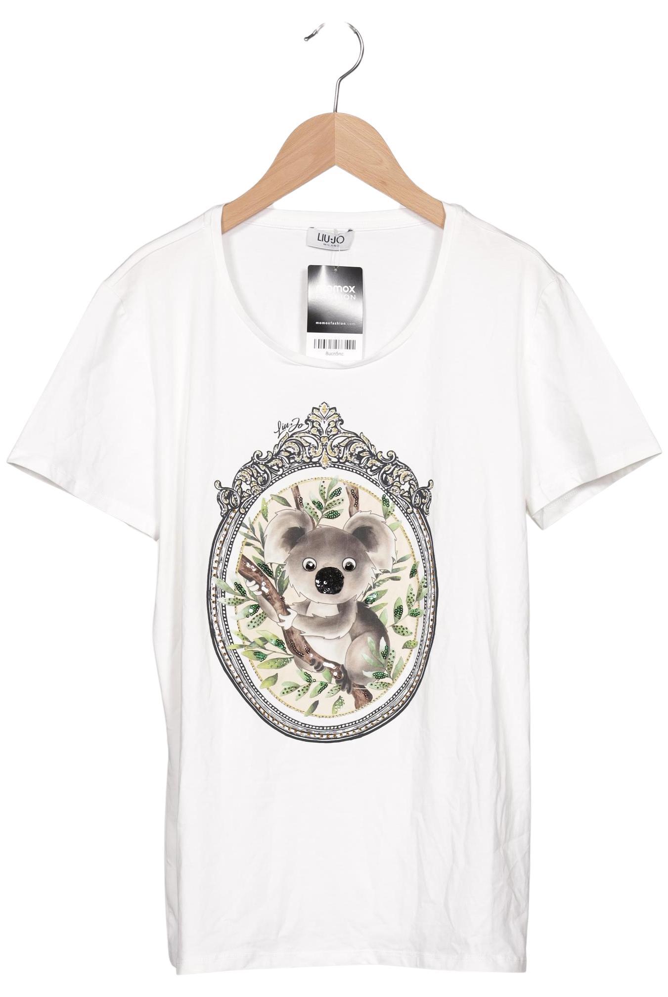 

LIU JO Damen T-Shirt, weiß, Gr. 44