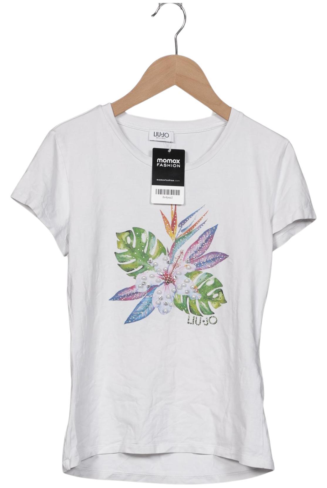 

LIU JO Damen T-Shirt, weiß, Gr. 34