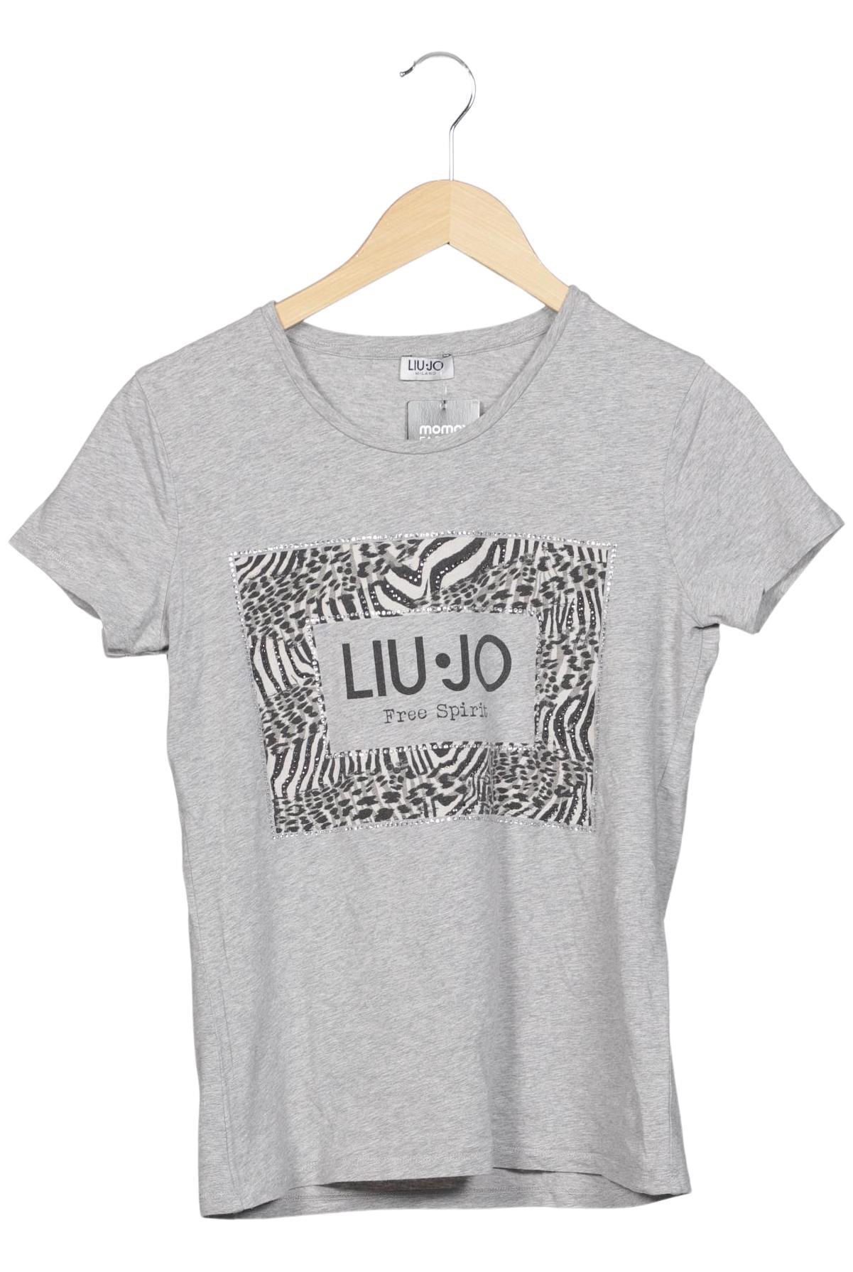 

LIU JO Damen T-Shirt, grau, Gr. 38