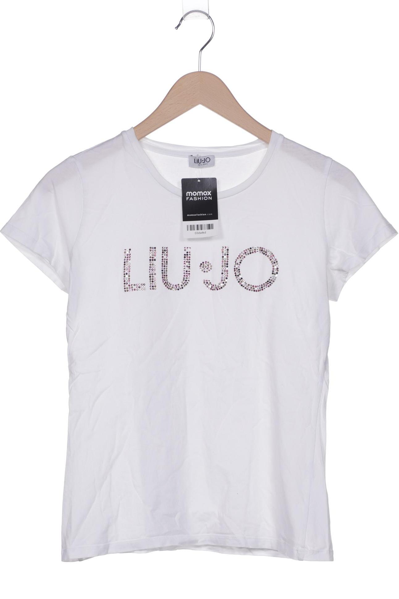 

LIU JO Damen T-Shirt, weiß, Gr. 38