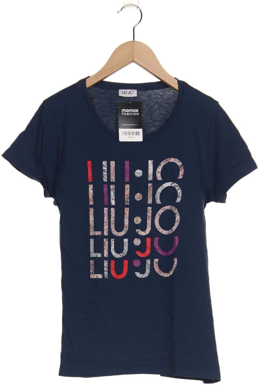 

LIU JO Damen T-Shirt, marineblau, Gr. 36