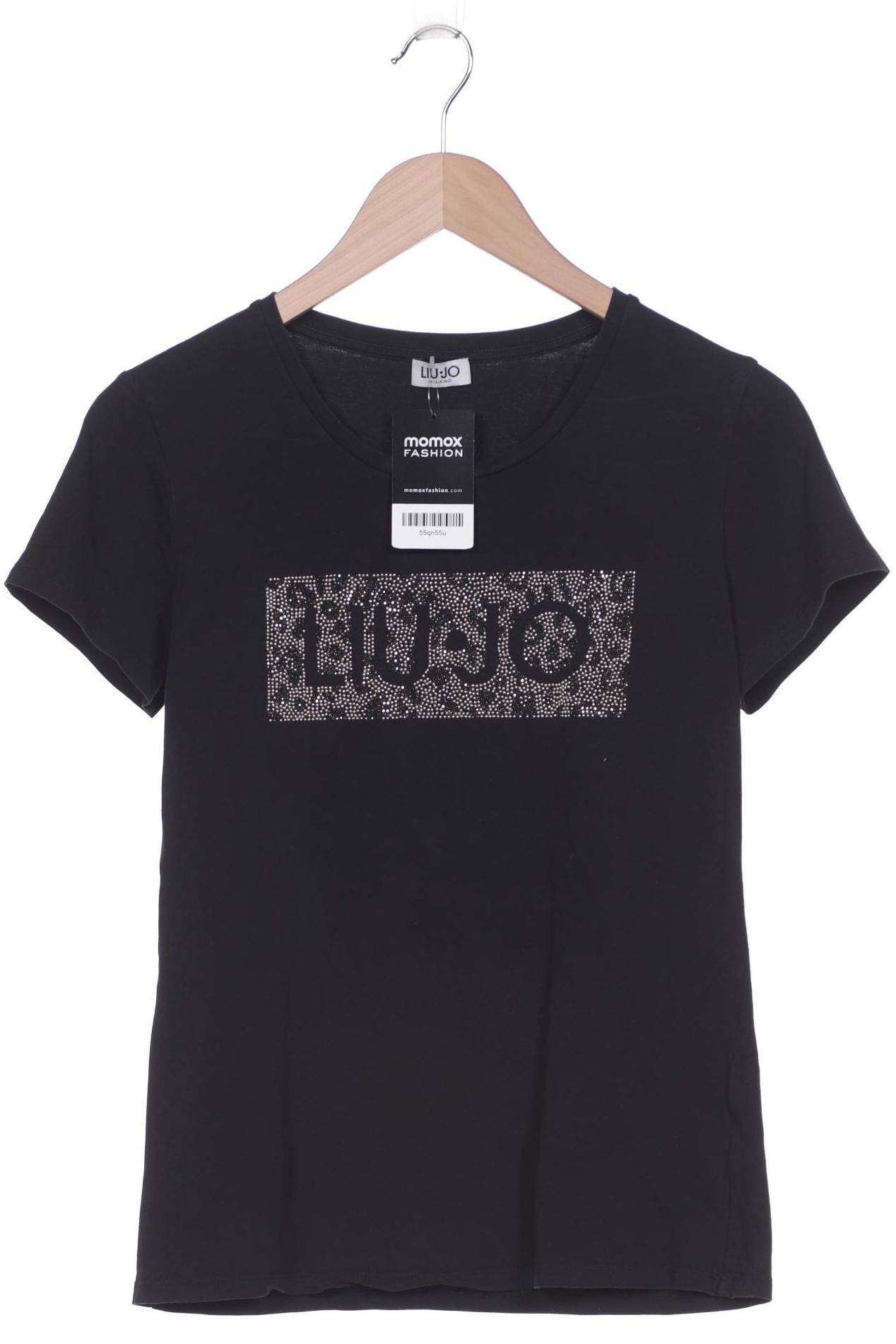 

LIU JO Damen T-Shirt, schwarz, Gr. 38