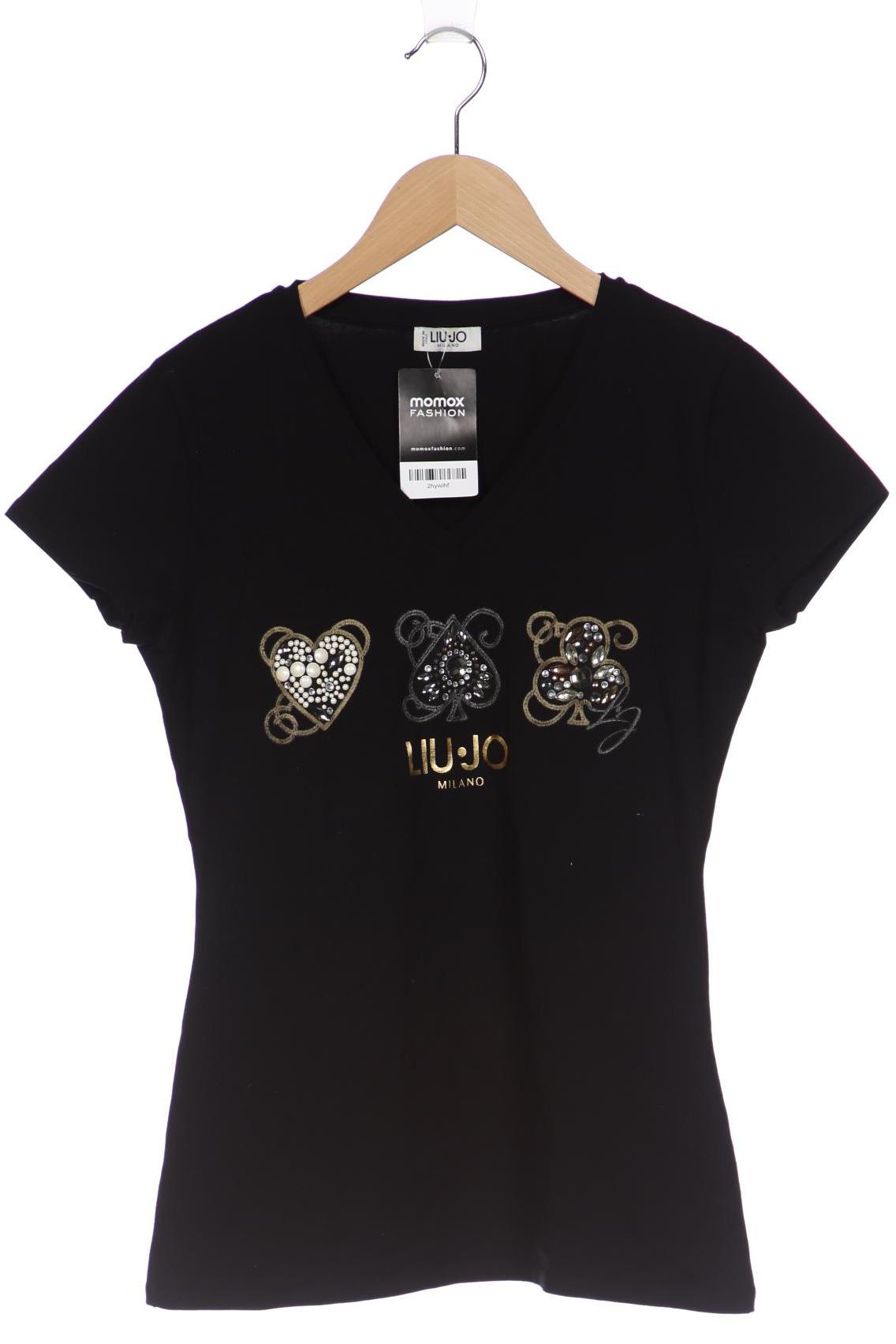 

LIU JO Damen T-Shirt, schwarz, Gr. 36