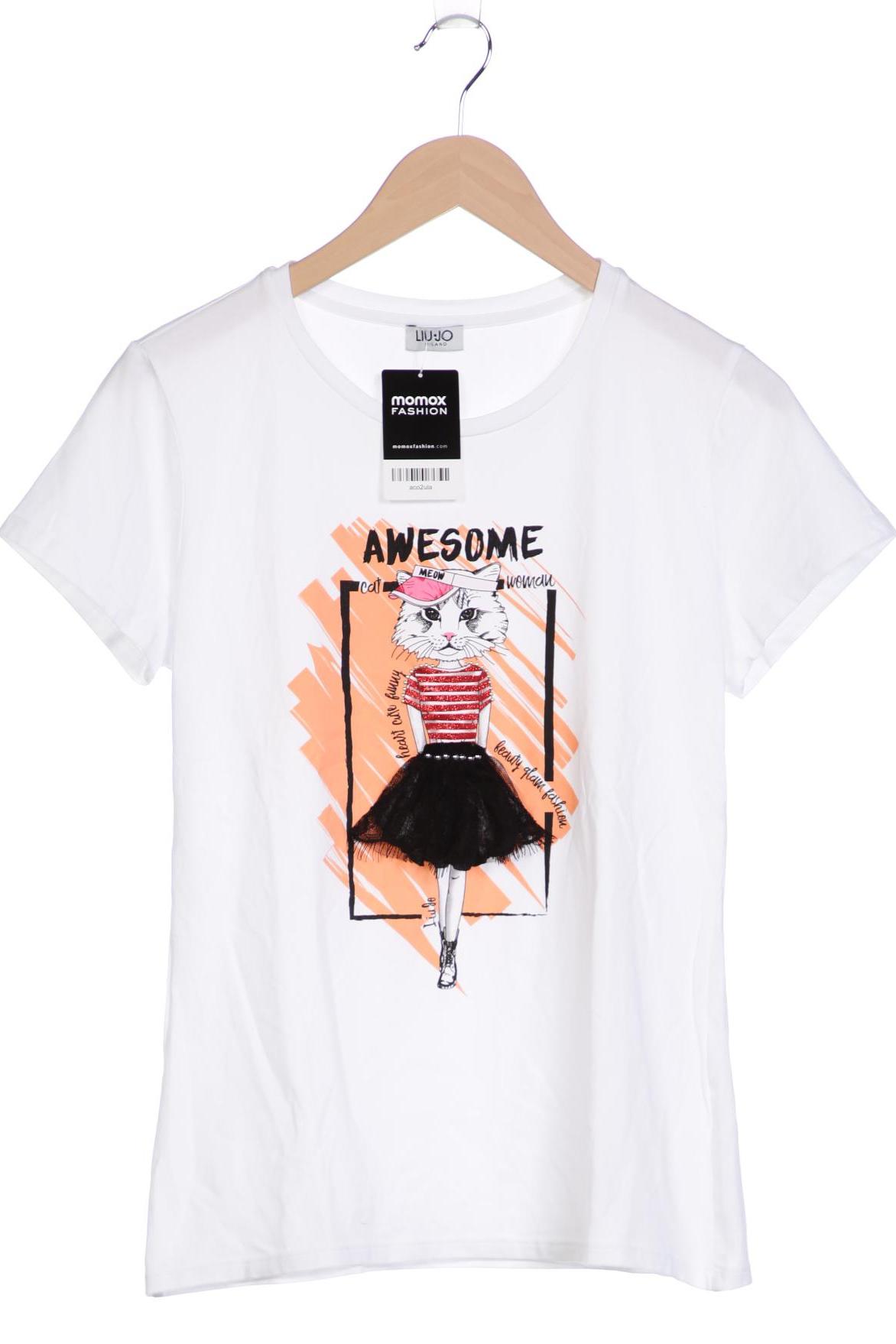 

LIU JO Damen T-Shirt, weiß, Gr. 42