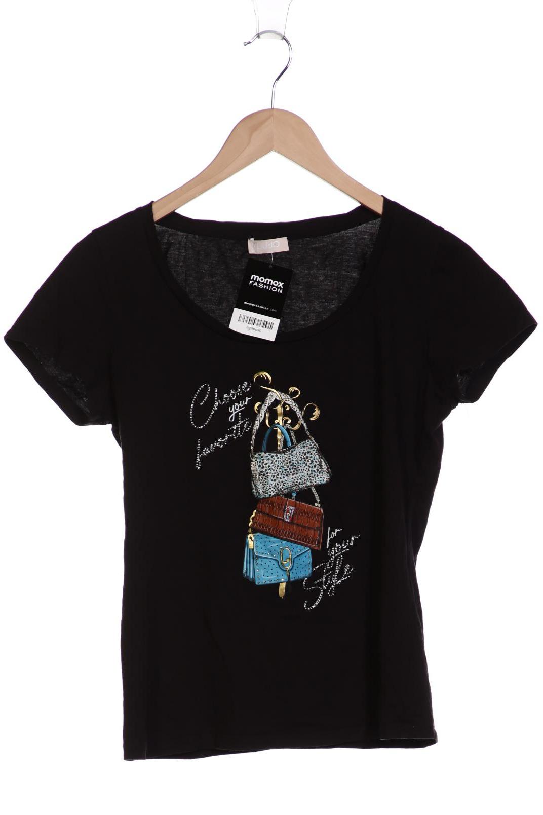 

LIU JO Damen T-Shirt, schwarz, Gr. 36