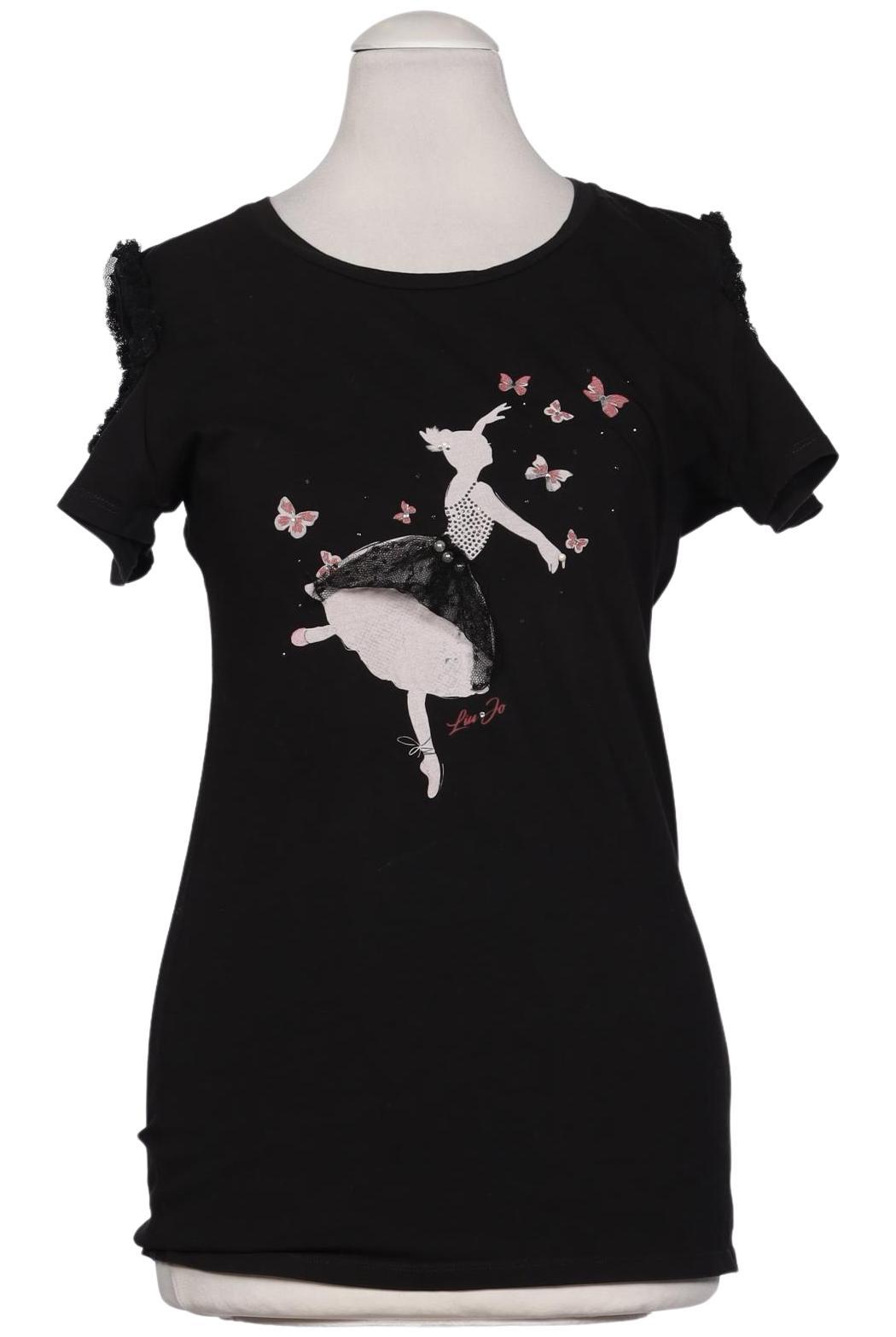 

LIU JO Damen T-Shirt, schwarz, Gr. 36