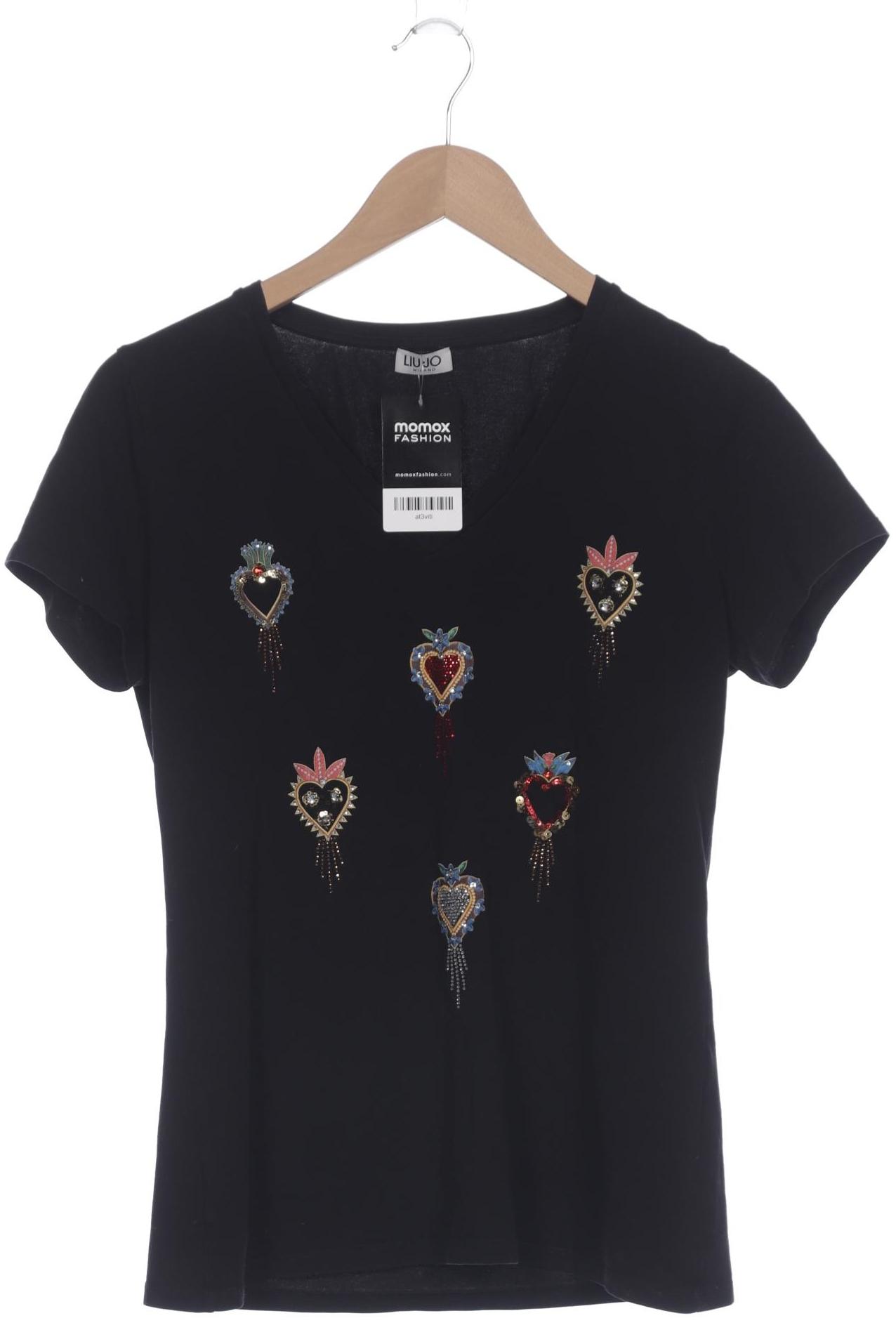 

LIU JO Damen T-Shirt, schwarz, Gr. 38