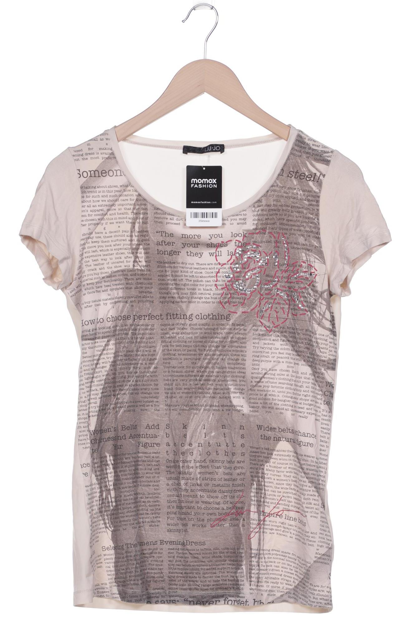 

LIU JO Damen T-Shirt, beige, Gr. 42