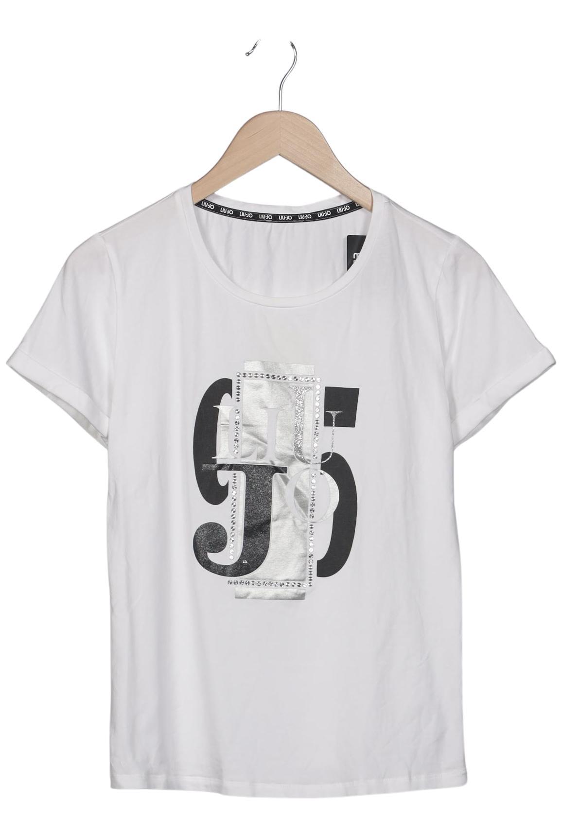 

LIU JO Damen T-Shirt, weiß, Gr. 38