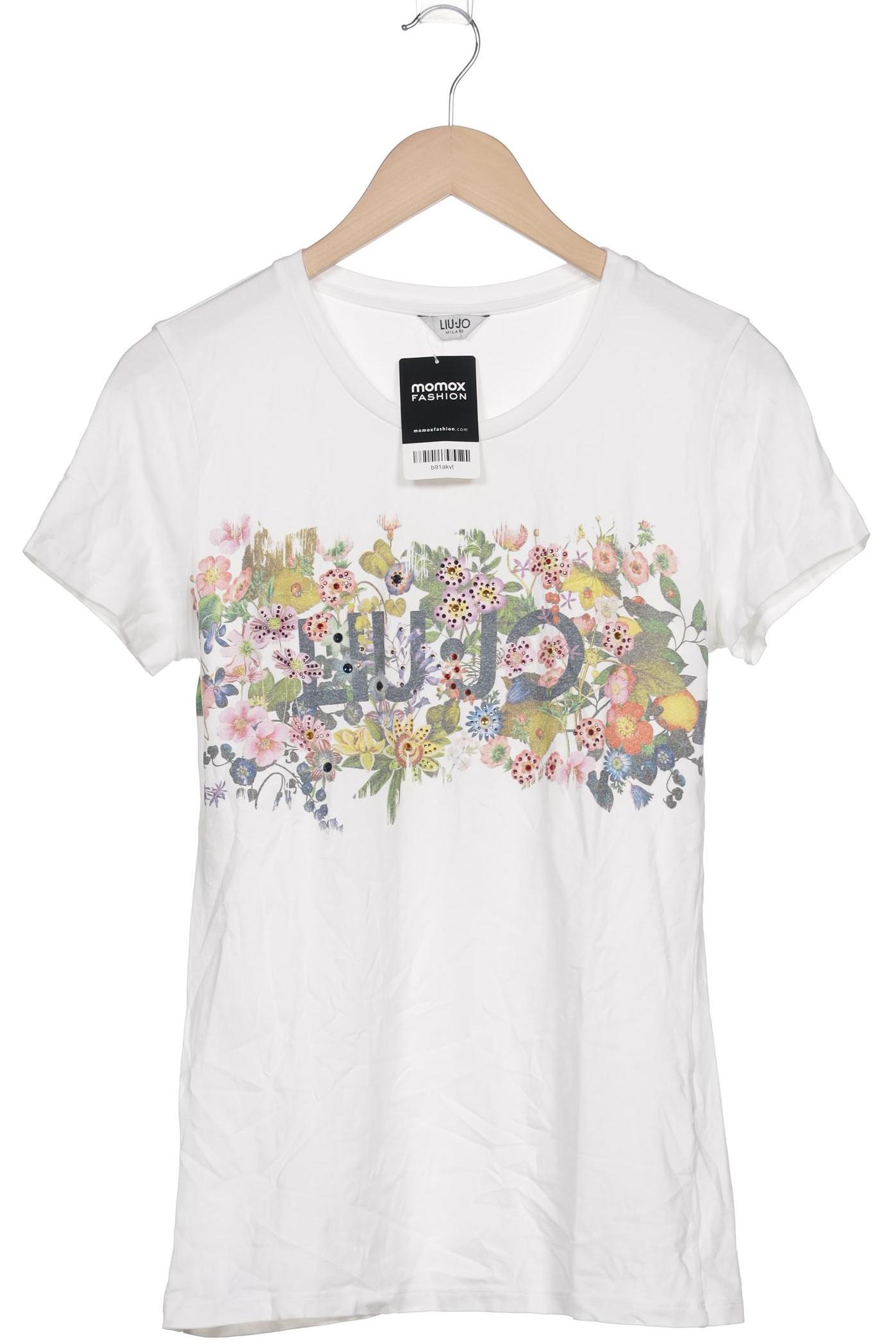 

LIU JO Damen T-Shirt, weiß, Gr. 36