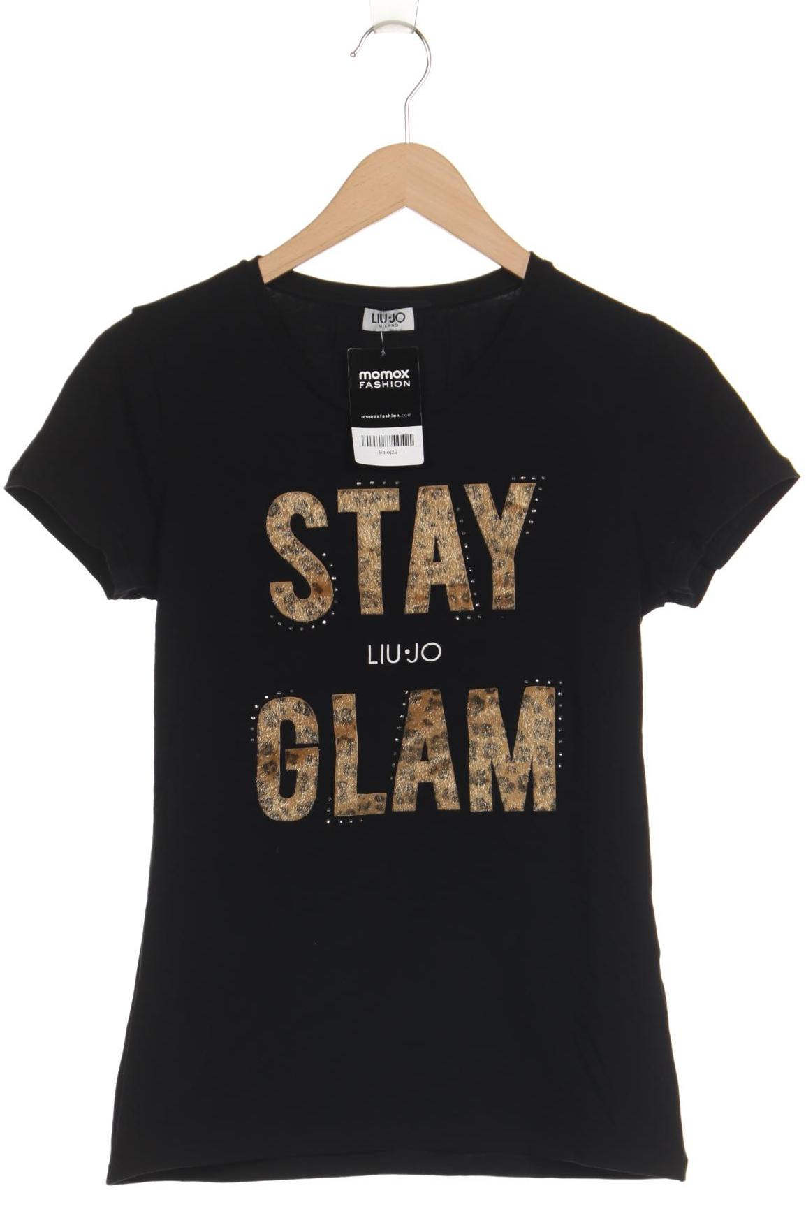 

LIU JO Damen T-Shirt, schwarz, Gr. 38