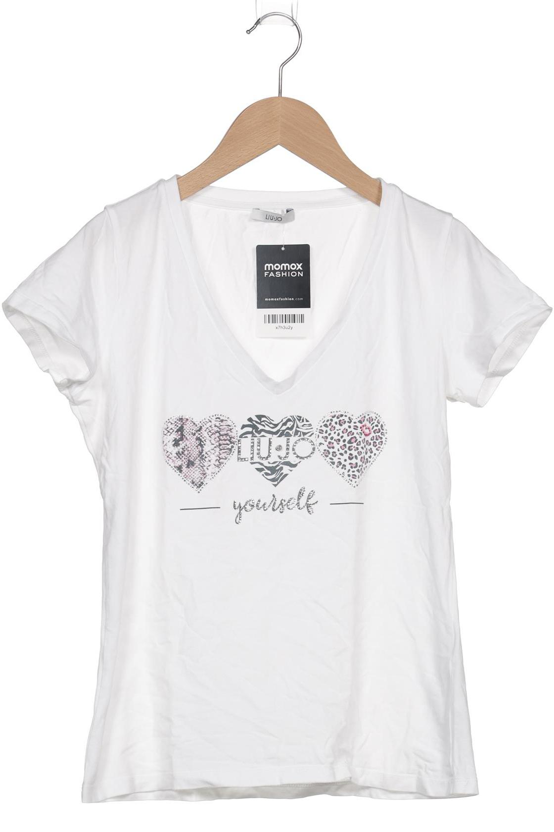 

LIU JO Damen T-Shirt, weiß, Gr. 36