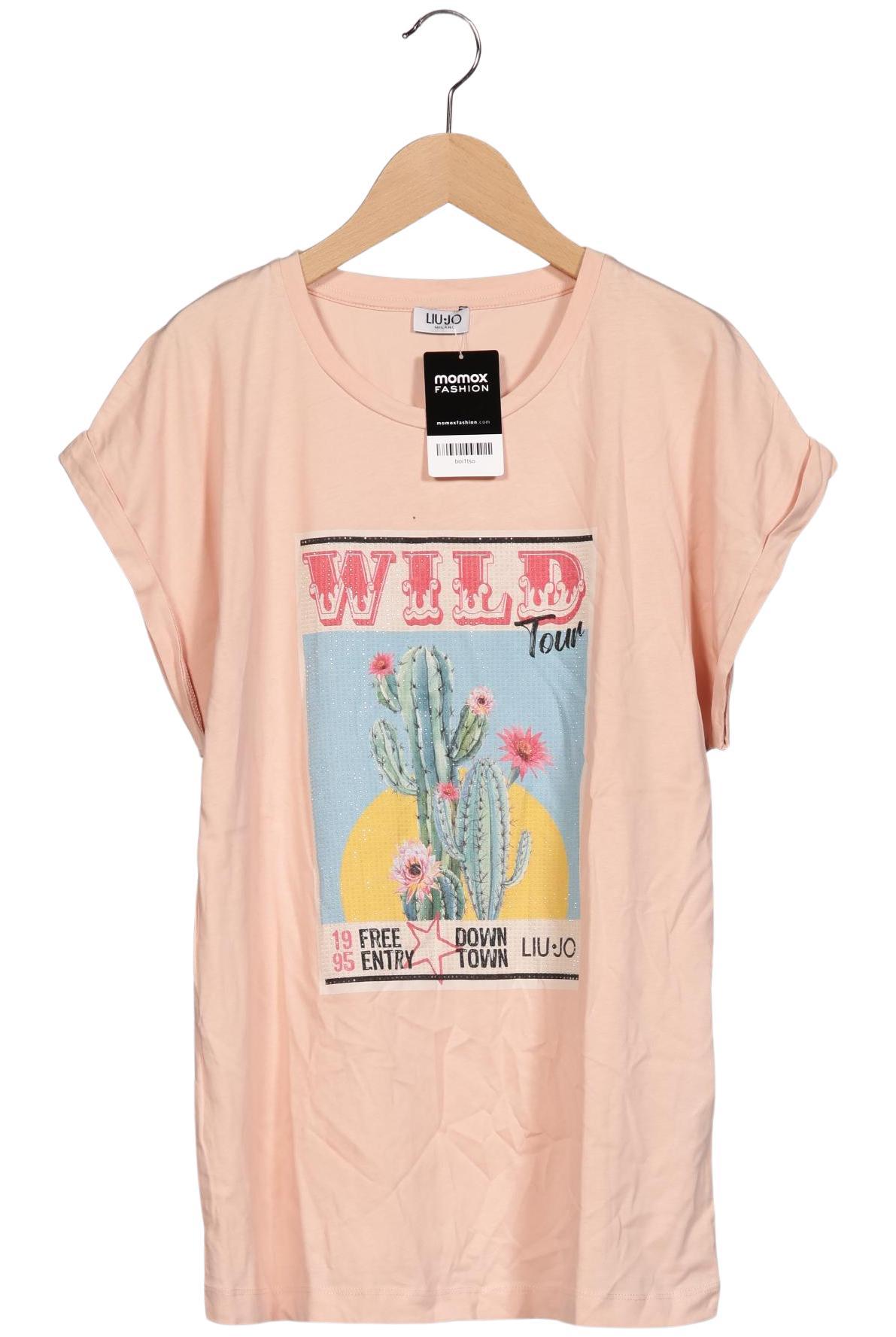 

LIU JO Damen T-Shirt, pink, Gr. 44
