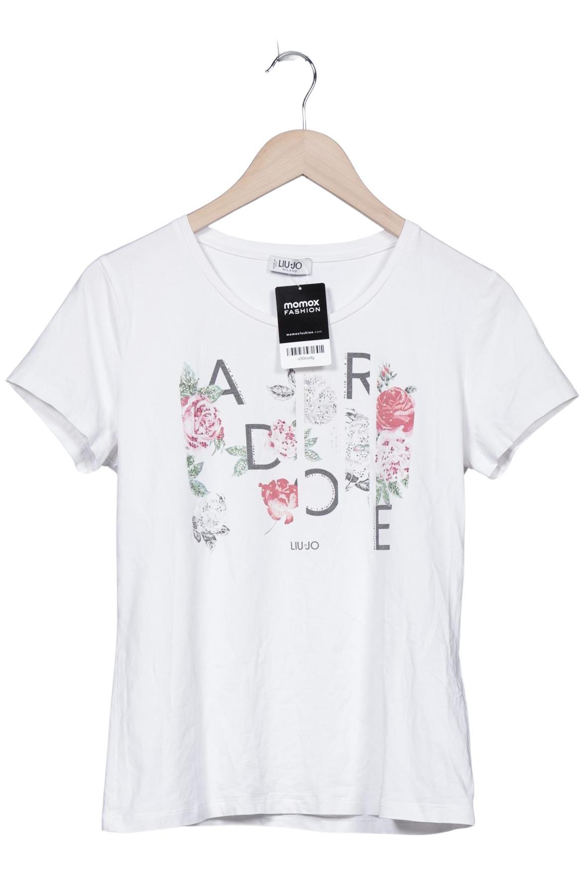 

LIU JO Damen T-Shirt, weiß, Gr. 38