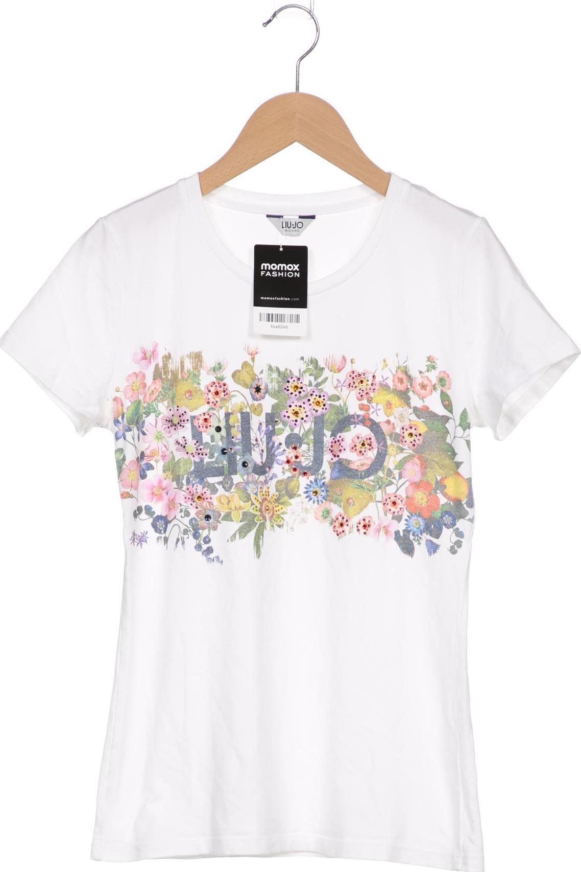 

LIU JO Damen T-Shirt, weiß, Gr. 34