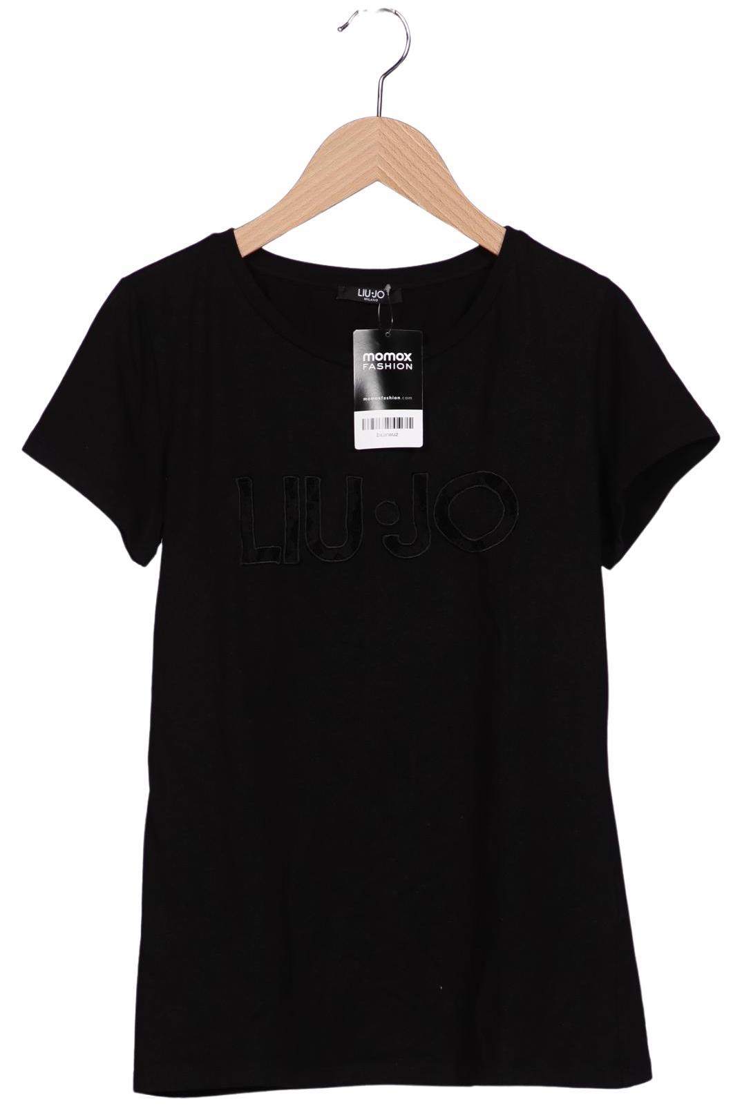 

LIU JO Damen T-Shirt, schwarz, Gr. 34