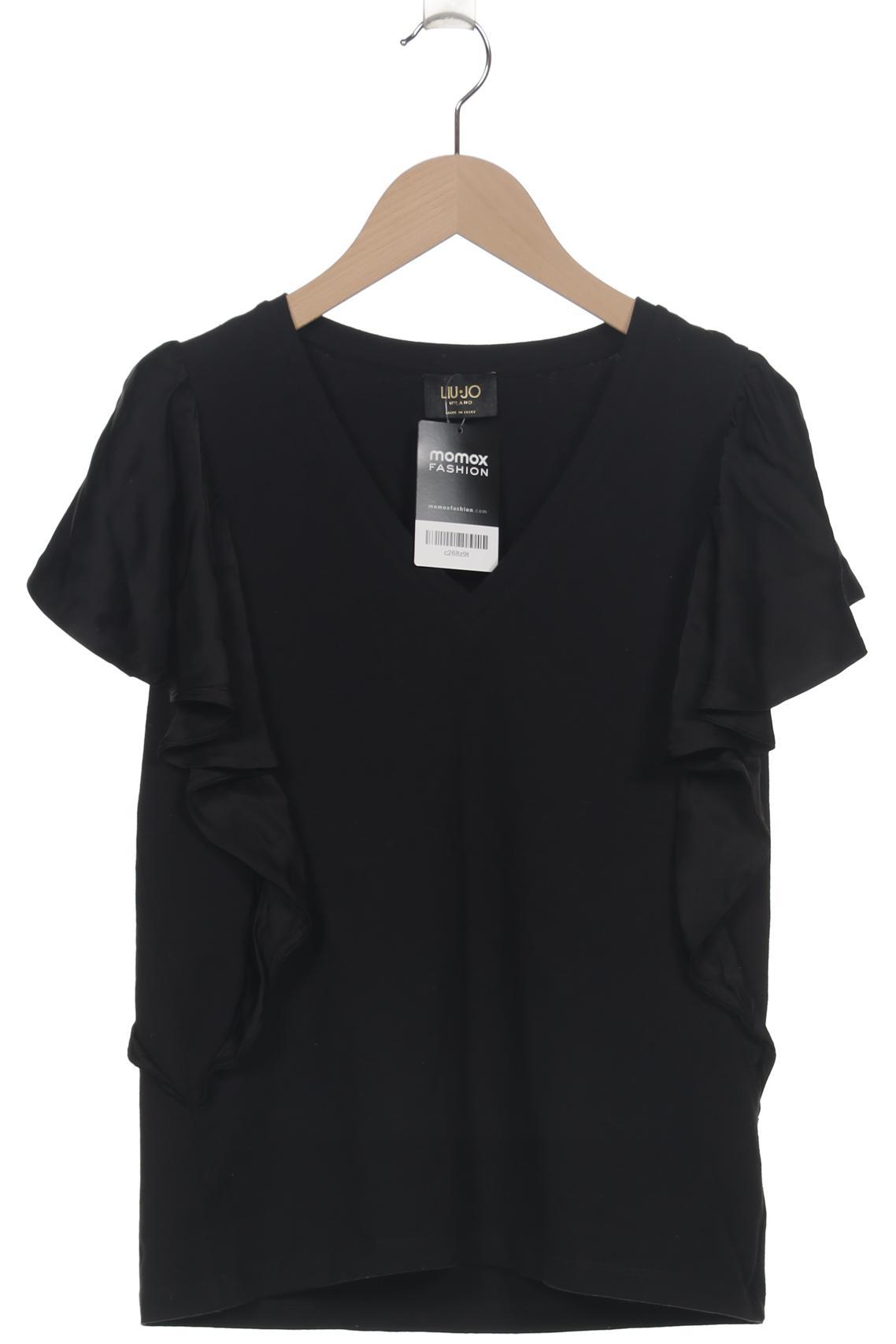 

LIU JO Damen T-Shirt, schwarz, Gr. 34