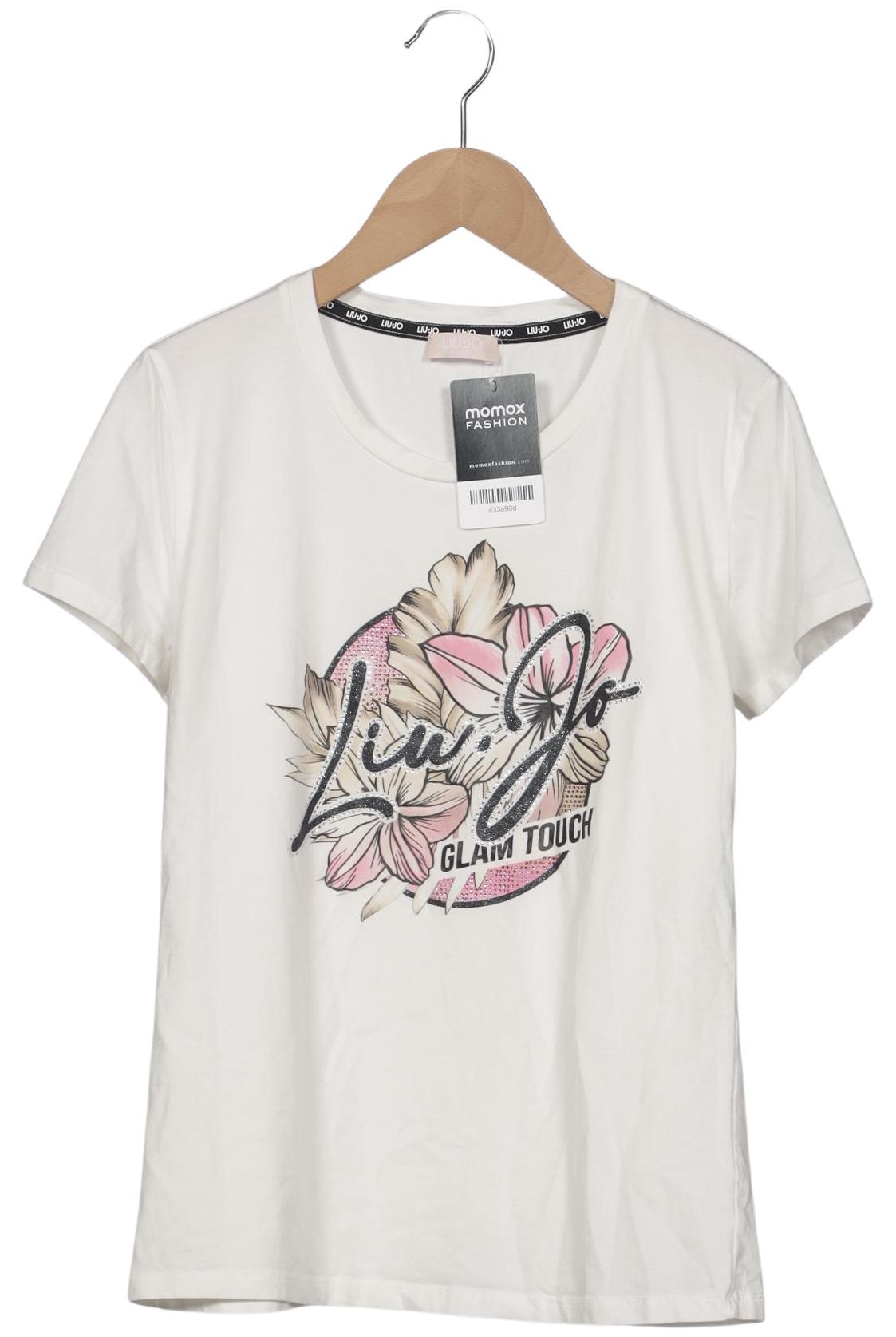 

LIU JO Damen T-Shirt, cremeweiß, Gr. 36