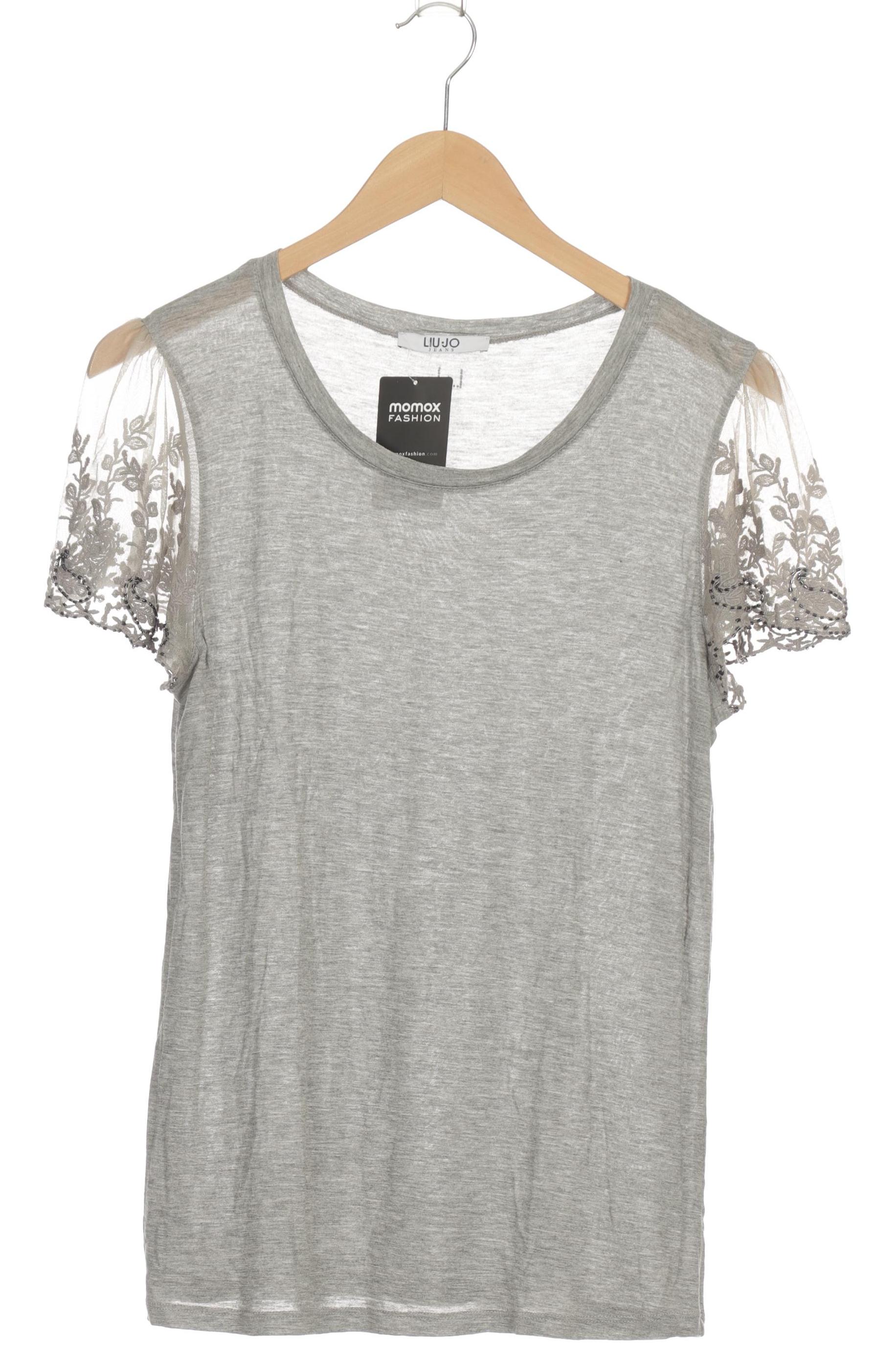 

LIU JO Damen T-Shirt, grau, Gr. 36