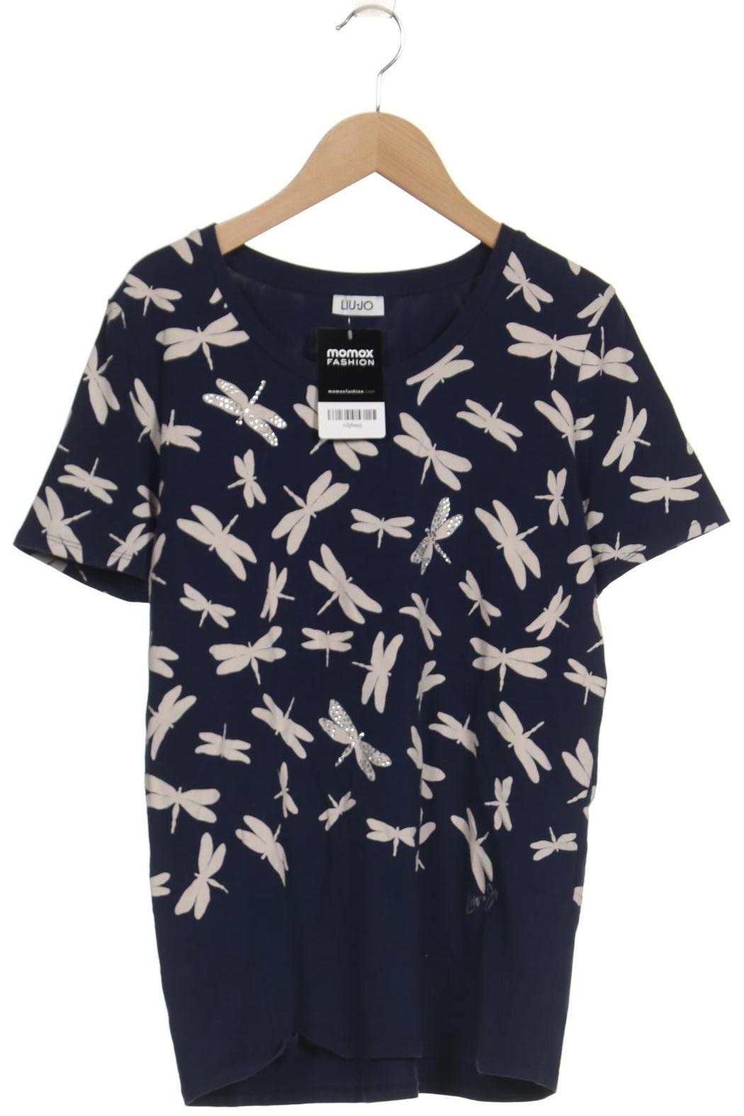 

LIU JO Damen T-Shirt, marineblau, Gr. 38