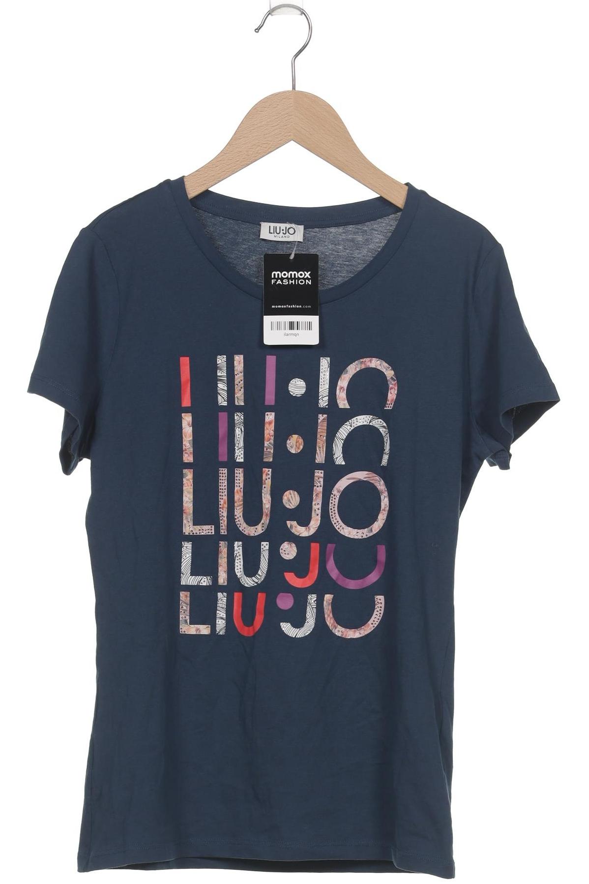 

LIU JO Damen T-Shirt, marineblau, Gr. 38