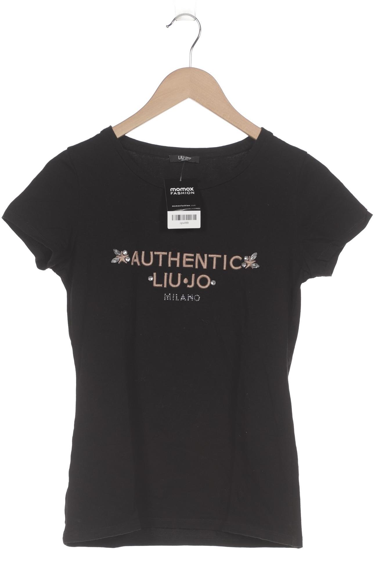 

LIU JO Damen T-Shirt, schwarz, Gr. 36