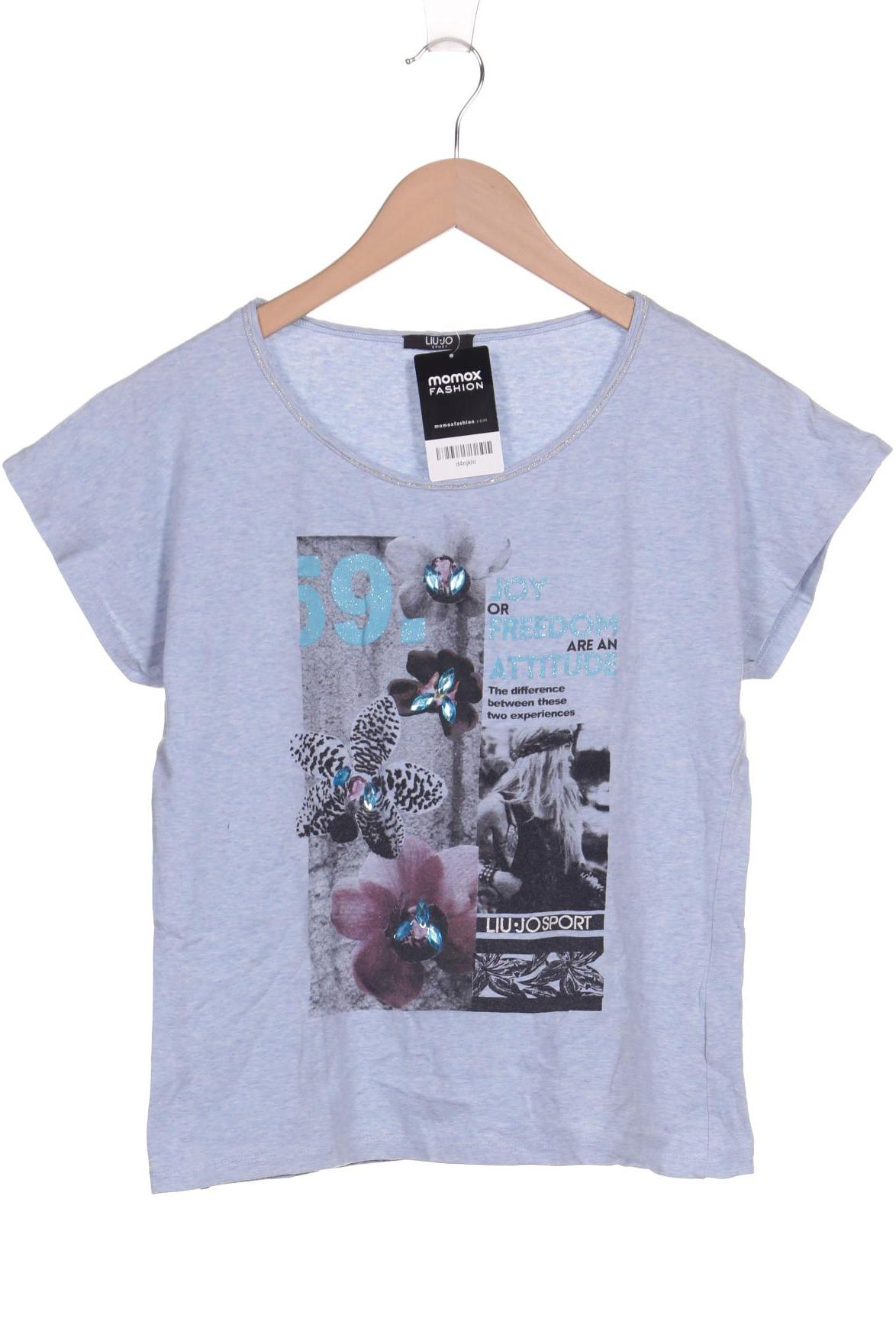 

LIU JO Damen T-Shirt, hellblau, Gr. 38