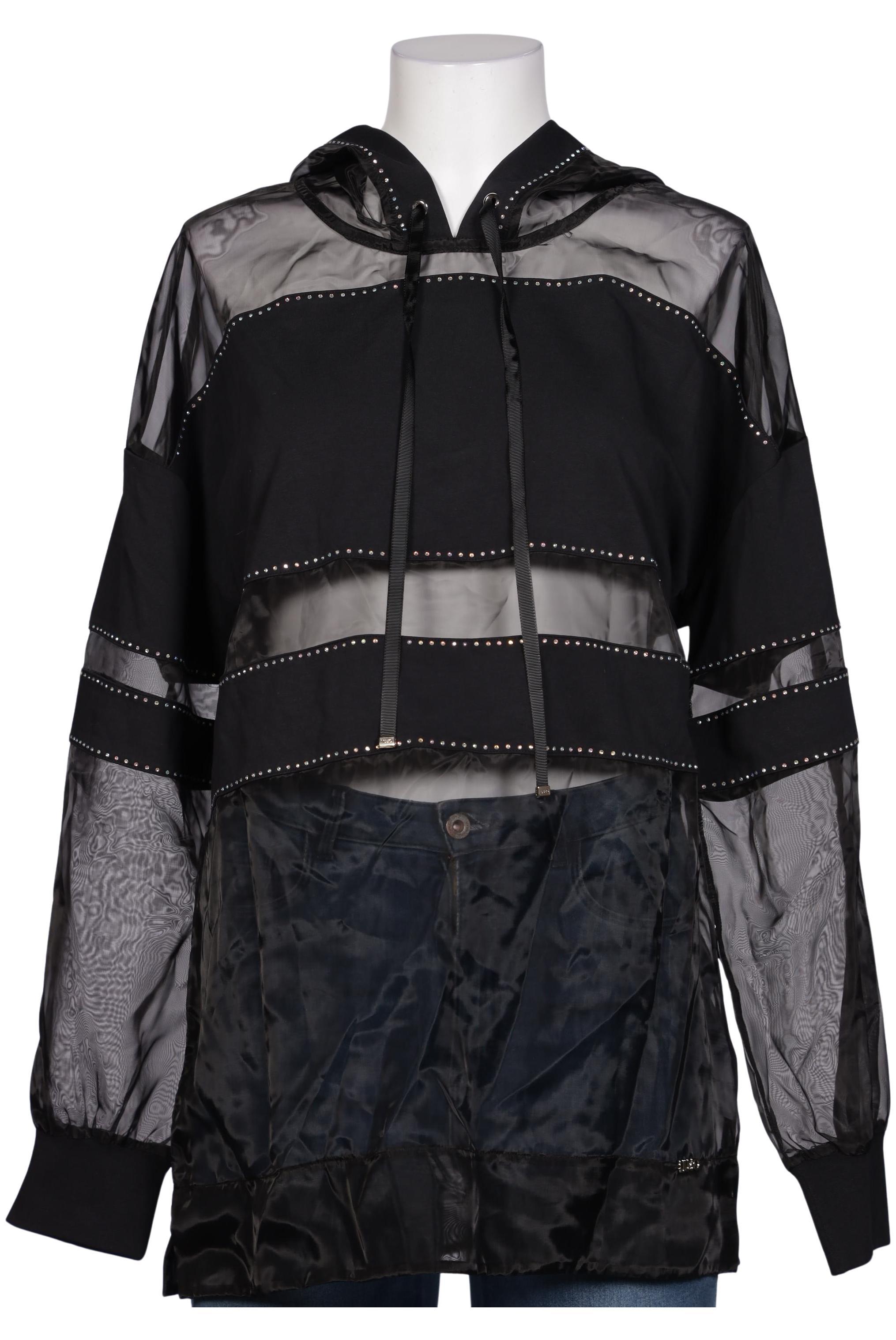 

LIU JO Damen Kapuzenpullover, schwarz, Gr. 42