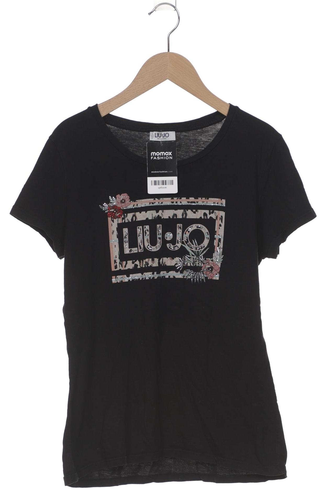 

LIU JO Damen T-Shirt, schwarz, Gr. 38