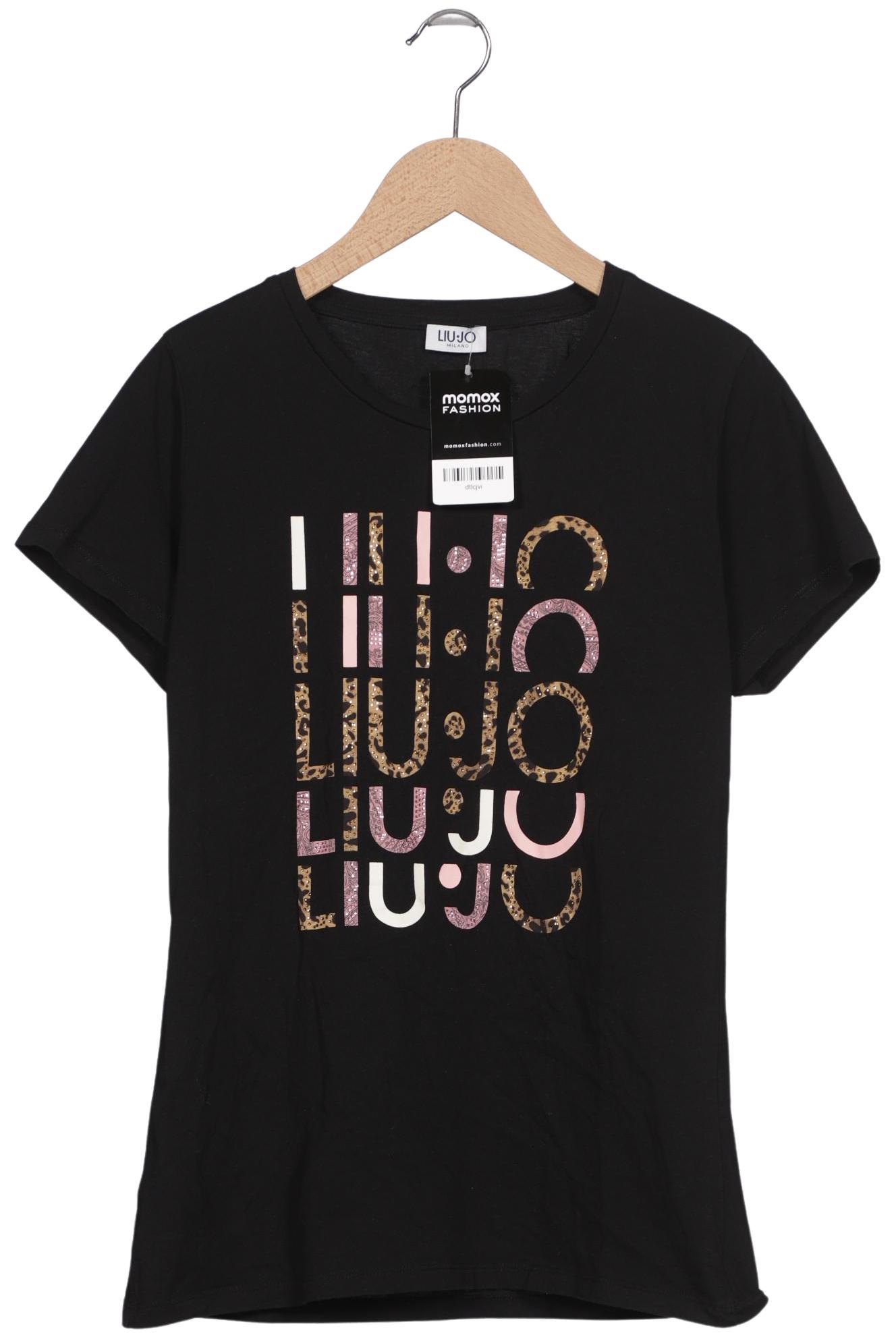 

LIU JO Damen T-Shirt, schwarz, Gr. 36