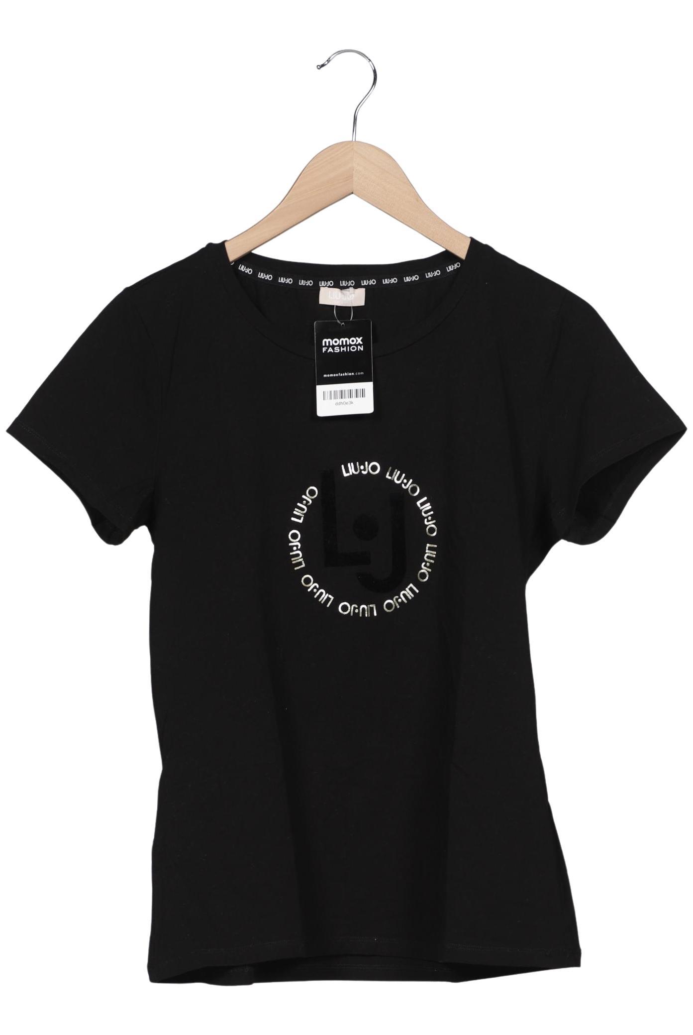 

LIU JO Damen T-Shirt, schwarz, Gr. 46