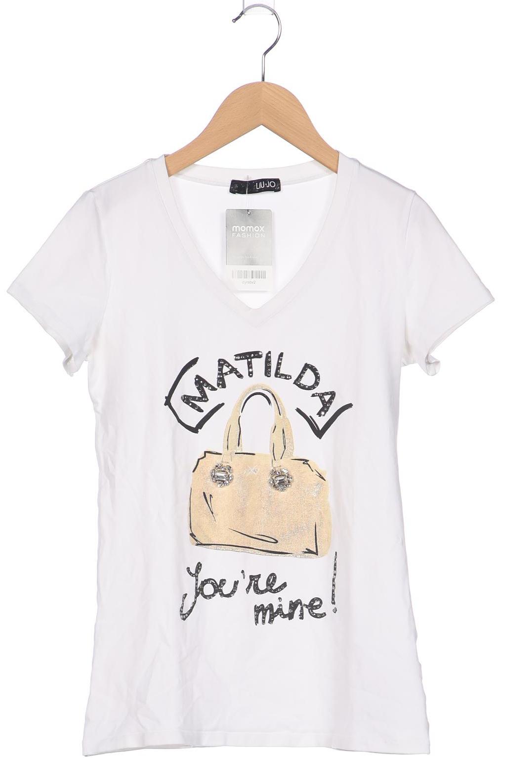 

LIU JO Damen T-Shirt, weiß, Gr. 34