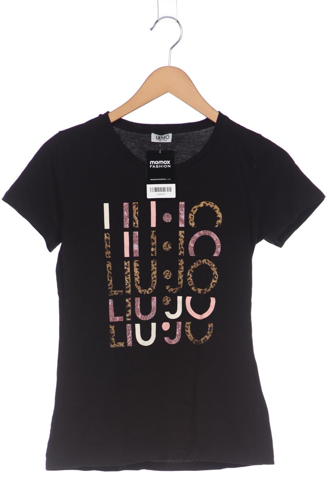 

LIU JO Damen T-Shirt, schwarz, Gr. 38
