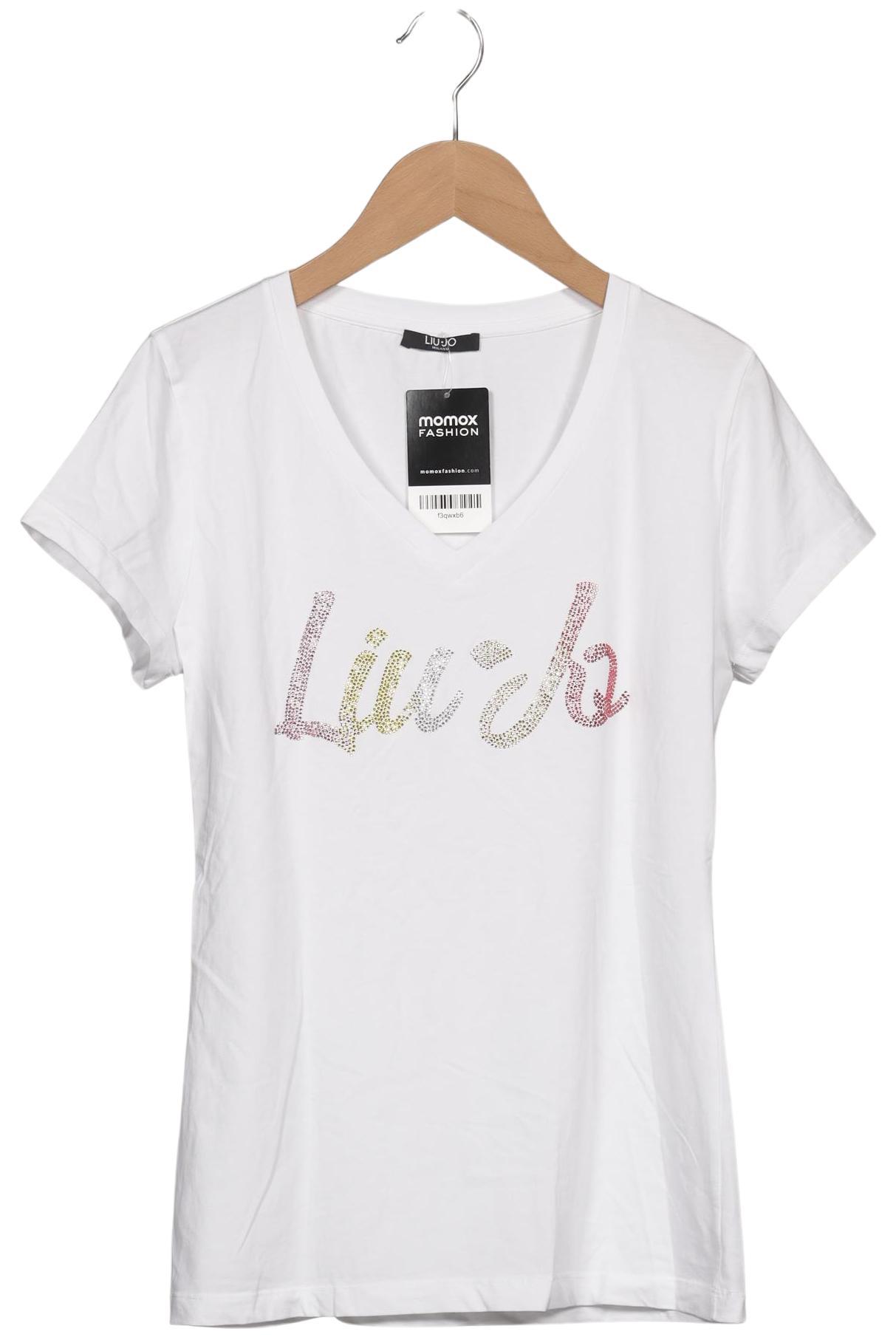 

LIU JO Damen T-Shirt, weiß, Gr. 36