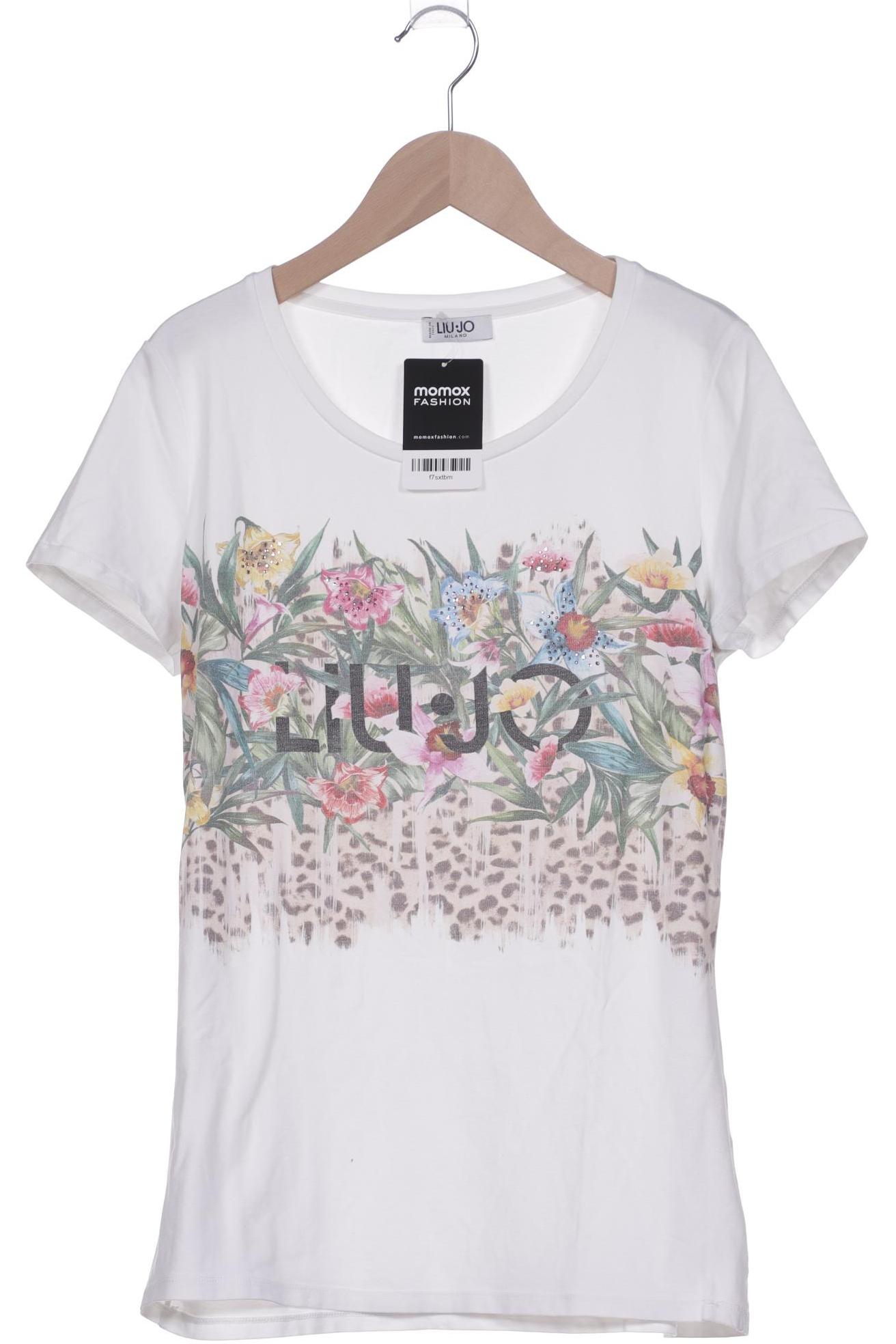 

LIU JO Damen T-Shirt, weiß, Gr. 38