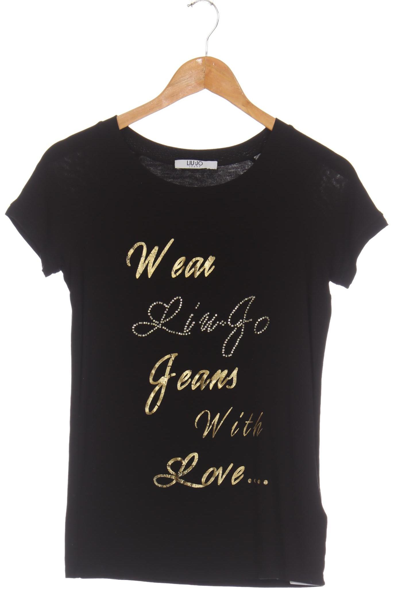 

LIU JO Damen T-Shirt, schwarz, Gr.