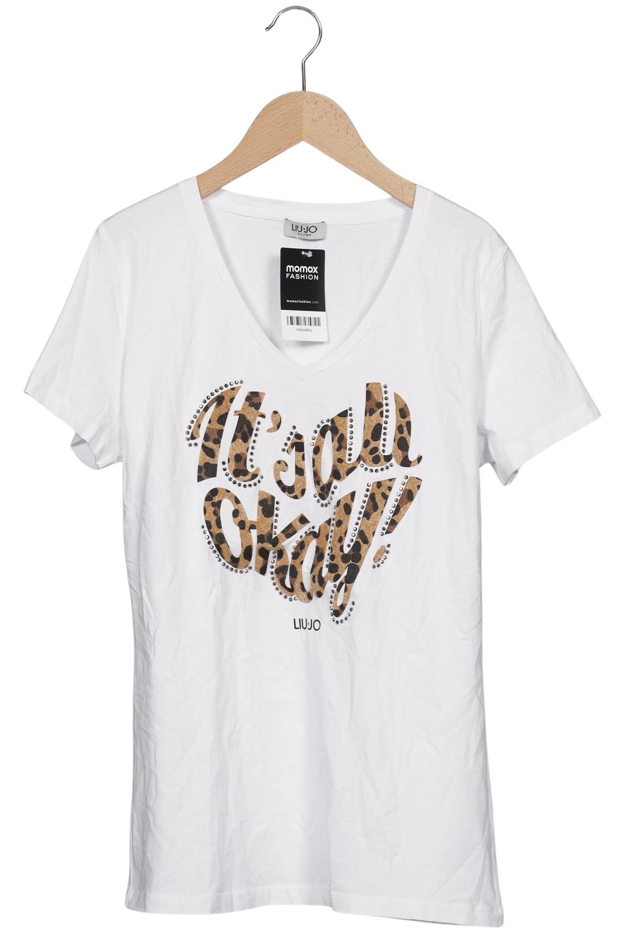 

LIU JO Damen T-Shirt, weiß, Gr. 42
