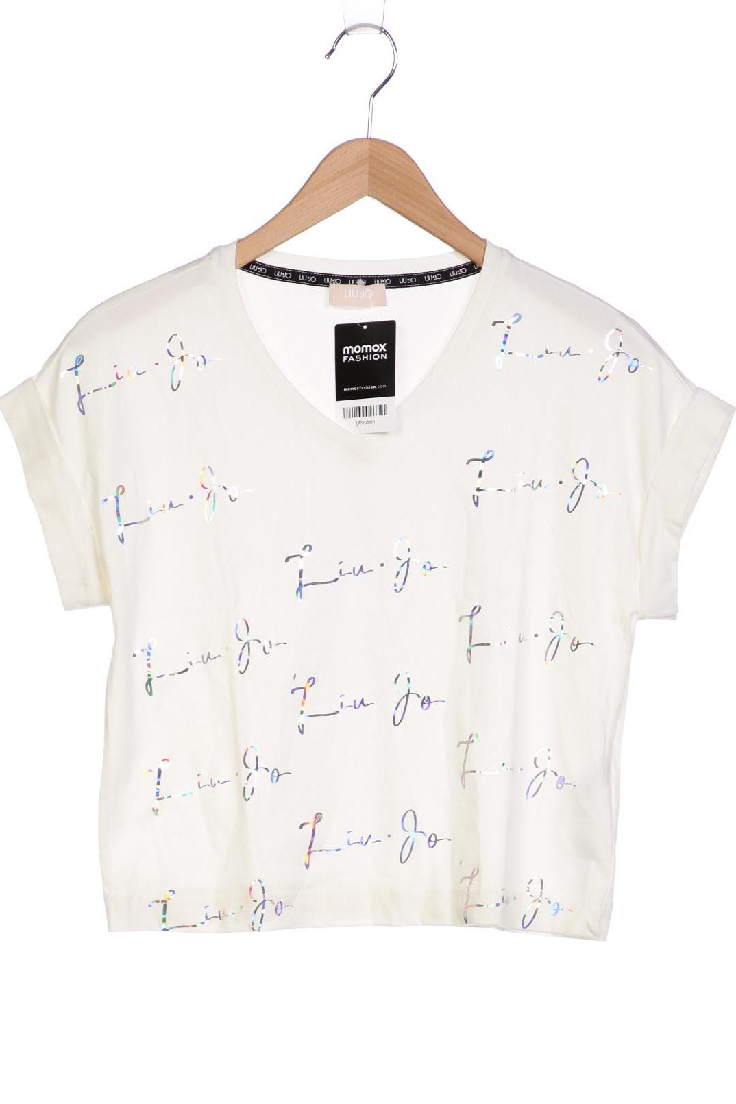 

LIU JO Damen T-Shirt, weiß, Gr. 34