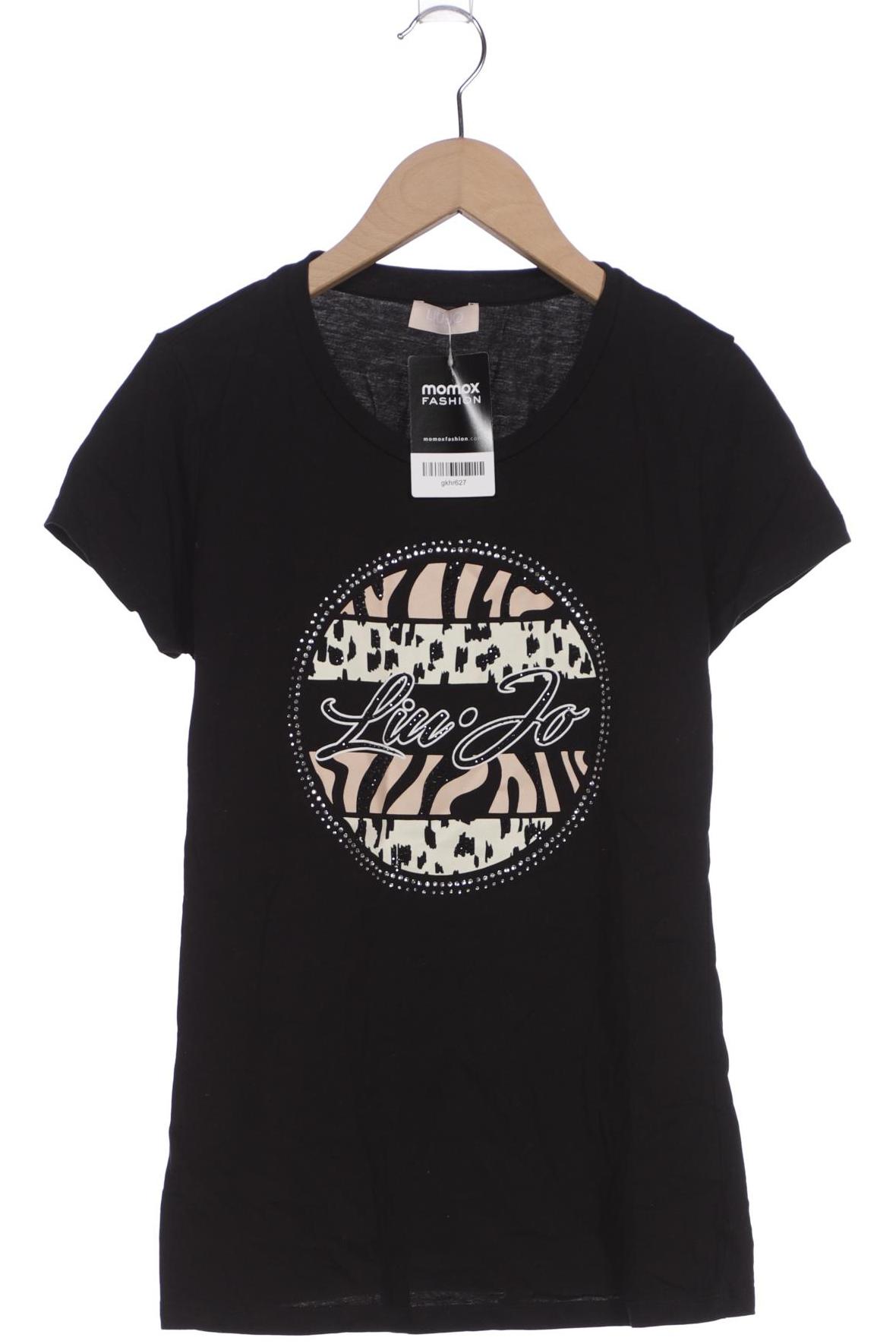 

LIU JO Damen T-Shirt, schwarz, Gr. 34