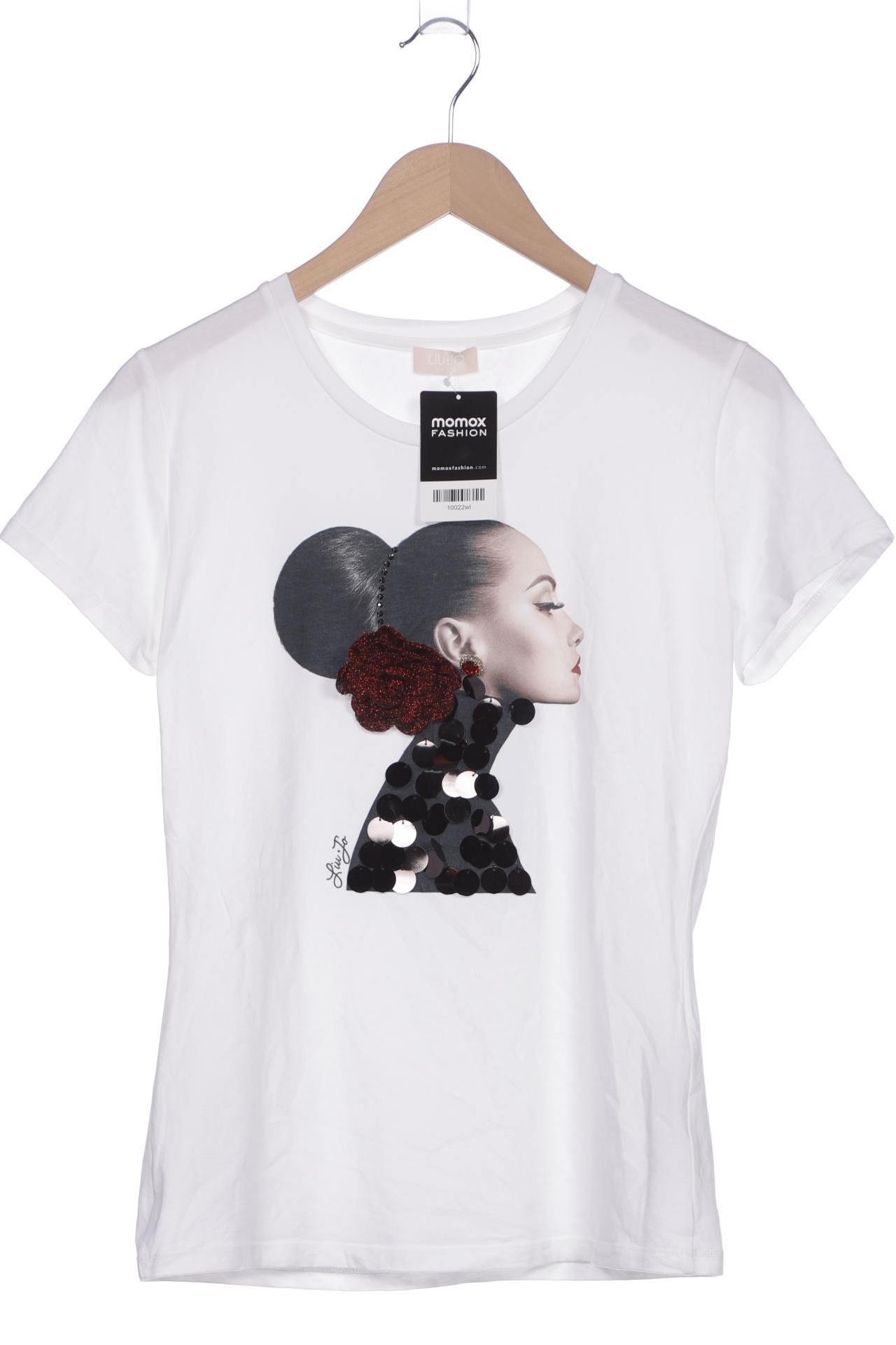 

LIU JO Damen T-Shirt, weiß, Gr. 38