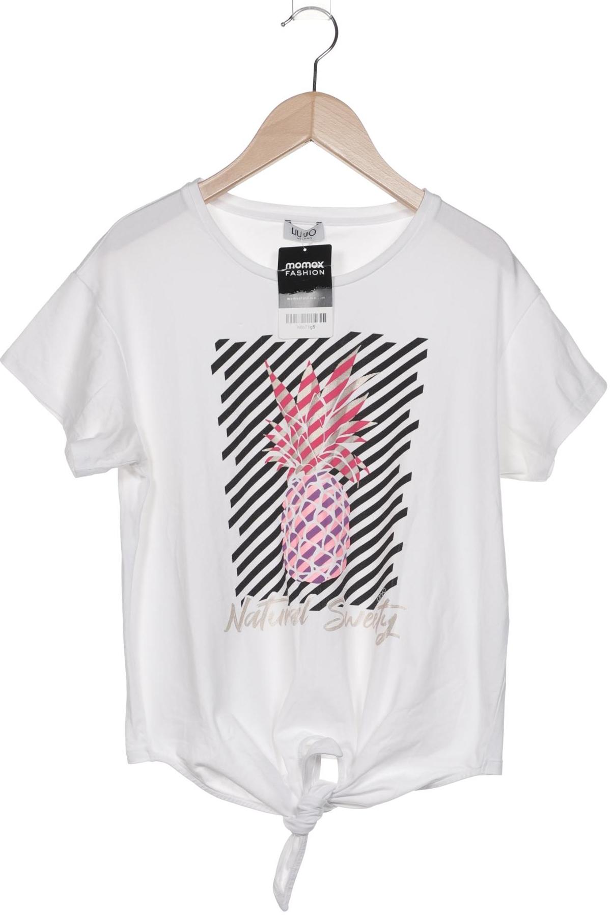 

LIU JO Damen T-Shirt, weiß, Gr. 36