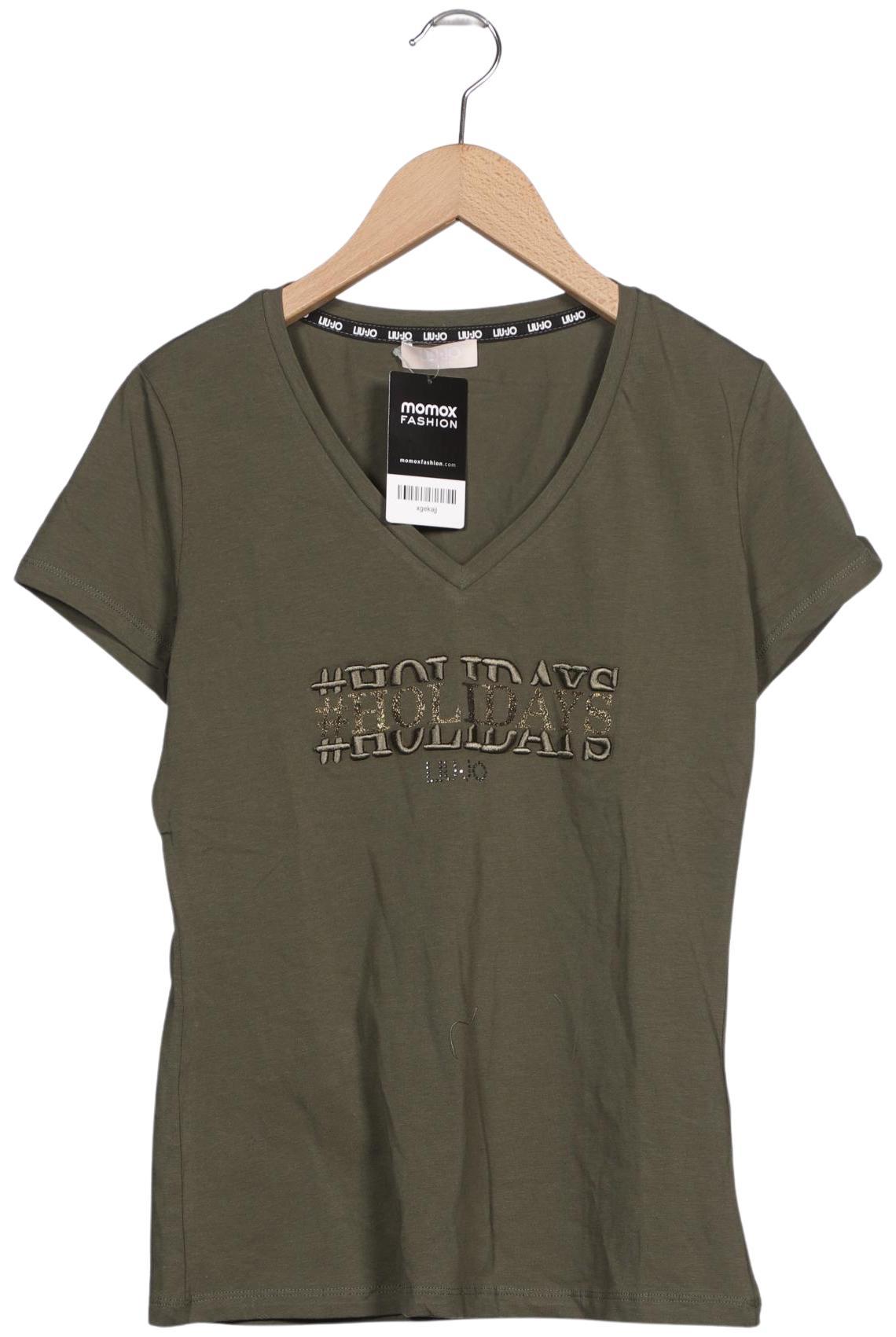 

LIU JO Damen T-Shirt, grün, Gr. 34