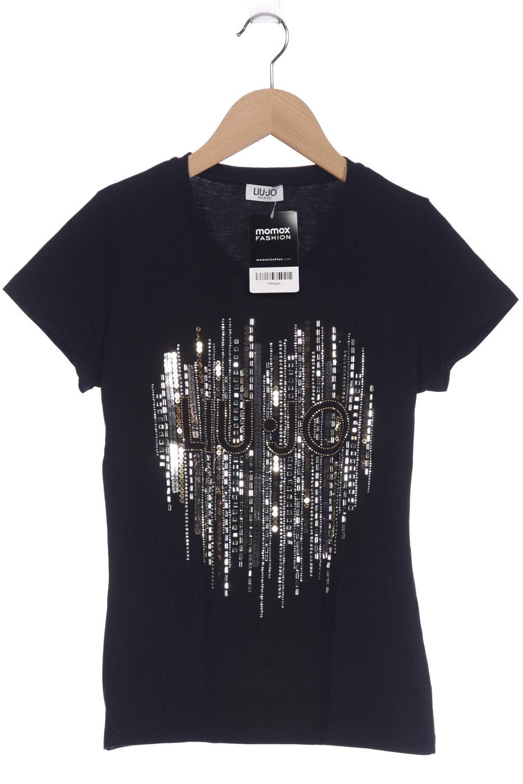 

LIU JO Damen T-Shirt, schwarz, Gr. 36