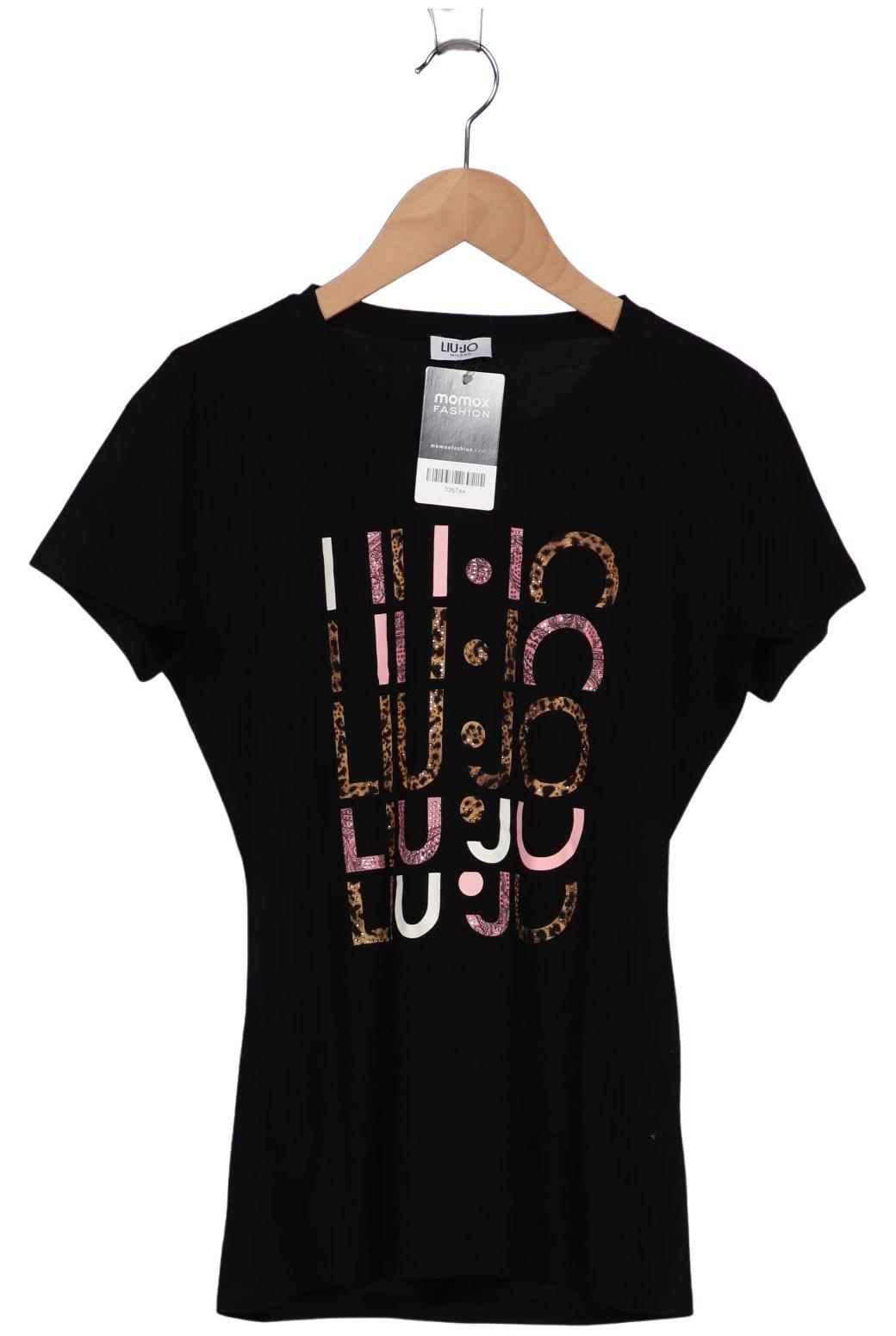 

LIU JO Damen T-Shirt, schwarz, Gr. 36