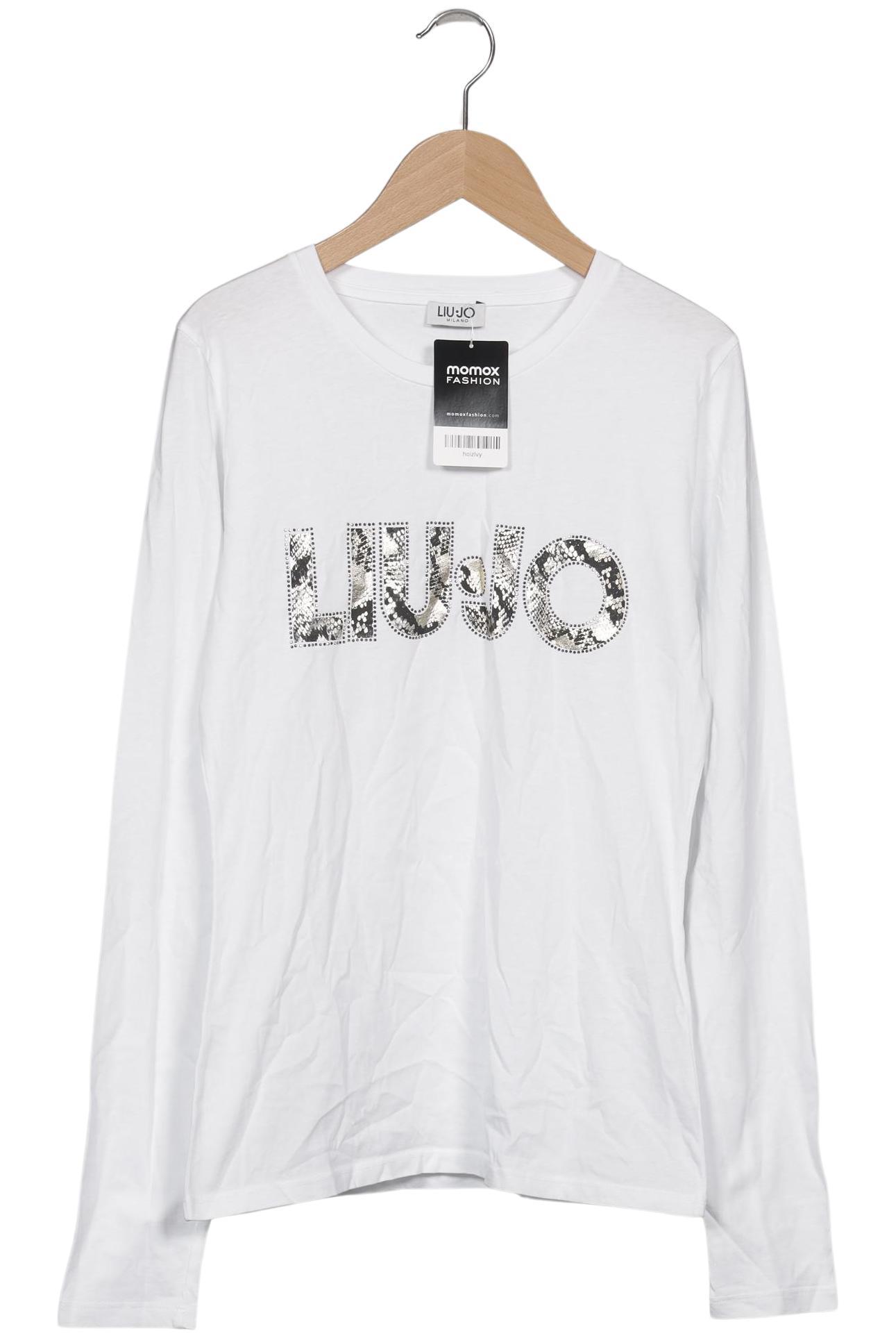 

LIU JO Damen Langarmshirt, weiß, Gr. 36