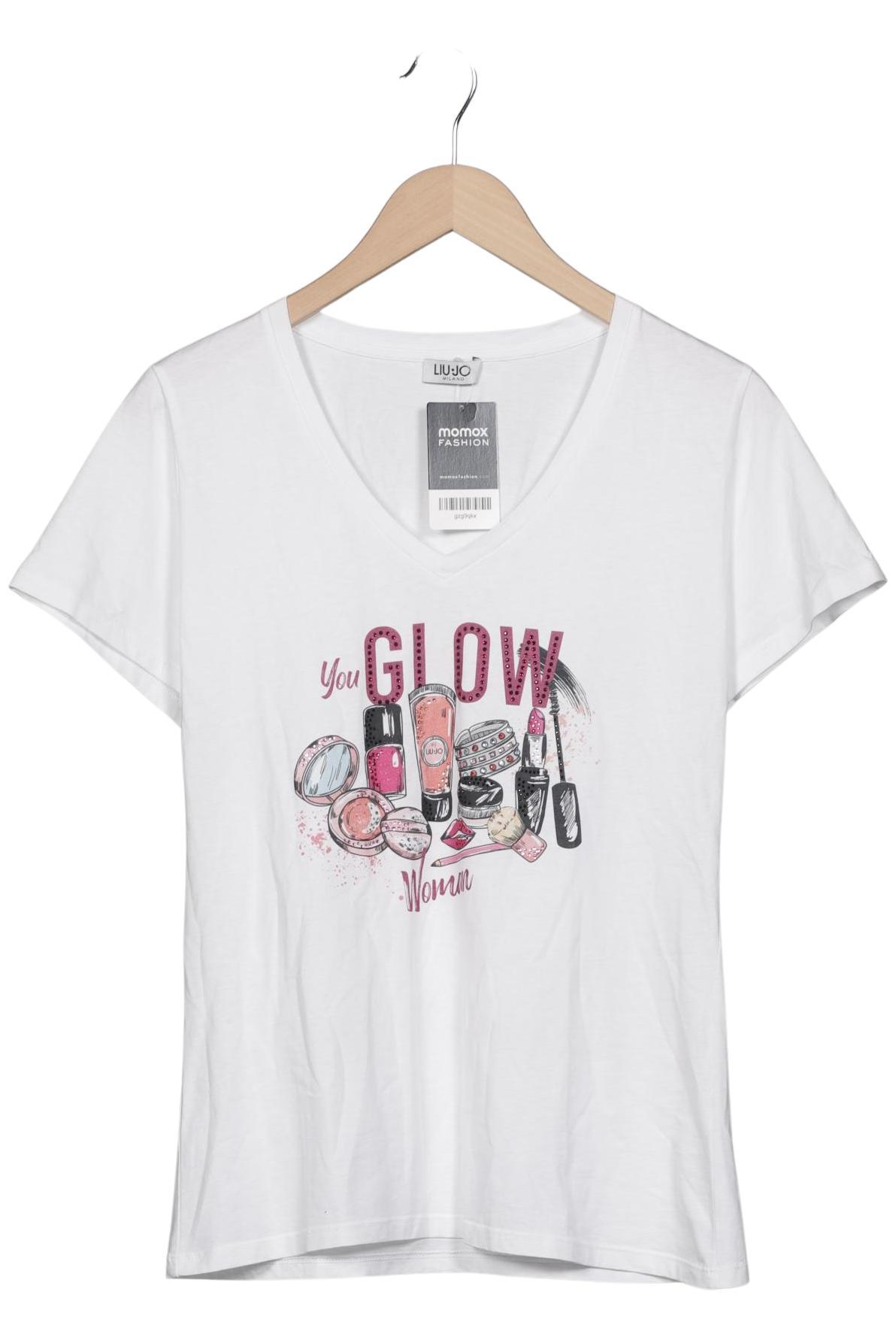 

LIU JO Damen T-Shirt, weiß, Gr. 38