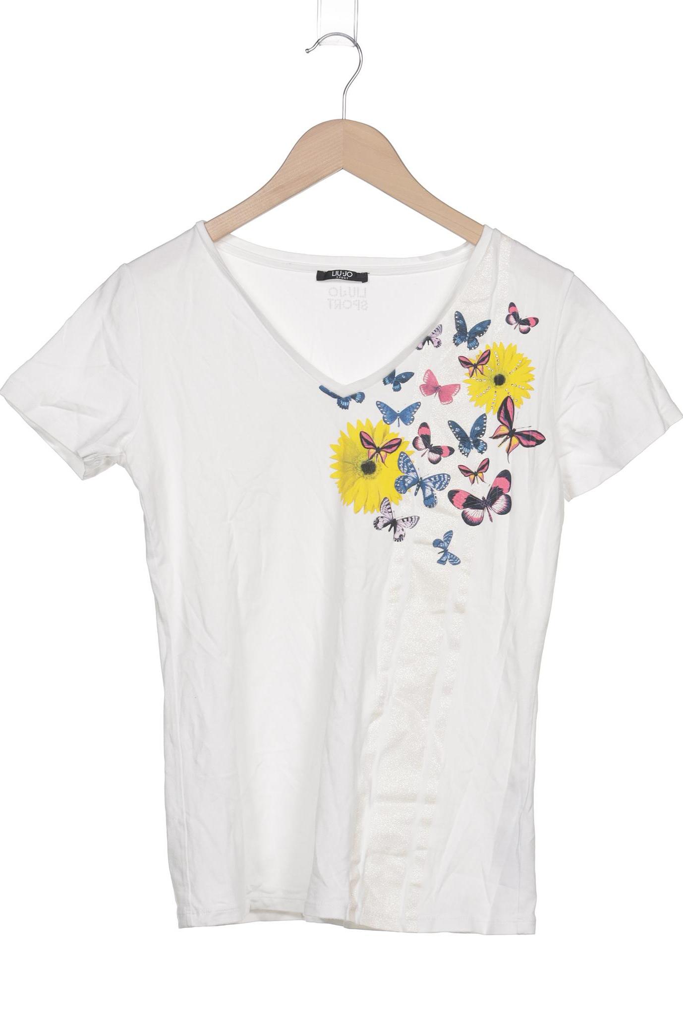 

LIU JO Damen T-Shirt, weiß, Gr. 38